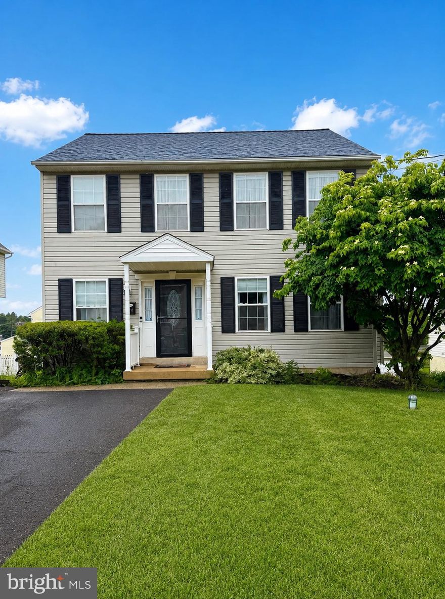 Don't miss this adorable 3 Bedroom, 2.5 bath single family home in the heart of Souderton Borough.  Just a short stroll to charming downtown Souderton, featuring quaint boutiques, local shops, & dining. This inviting home offers 1,456 sq ft of comfortable living space featuring 3 spacious bedrooms and 2 1/2 baths.  The sun-filled interior offers an abundance of natural light through numerous windows throughout the home. A lovely living room with a brick gas fireplace creates a warm and welcoming atmosphere, while the open kitchen & dining area provide a wonderful space for everyday living and entertaining.  The kitchen also offers room for a breakfast table or casual dining area.  The primary bedroom suite features a walk-in closet and a private en-suite bath for added comfort and convenience. Additional interior highlights include ceiling fans, plush carpeting, and a partially finished basement offering endless possibilities for use as a playroom, home gym, media room, office or additional storage space. The house is situated on approximately 0.16 acres offering plenty of fenced in outdoor space for gardening, entertaining, or relaxing on the deck. There is ample parking  Easy access to route 309 for commuting. (Some images may include virtual enhancements including lawn & sky)