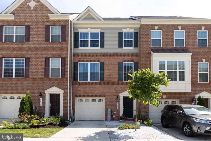 You do not want to miss this one!!! Gorgeous Brick Front 3 Level 3 Bedroom 2 Full / 2 Half Bath Townhome With 1 Car Attached Garage And 2 Separate Decks In Sought After Blue Stream / Howard County. The Main Level Features Foyer , Powder Room; Interior Access To The Oversized garage; With Extra Storage Room, Spacious Recreation Room;, Recessed Lights & Glass Sliding Door Access To Rear Deck. The First Upper-Level Floor Showcases An Expansive Family Room With Carpet, Recessed Light & Ceiling Fan Flowing Into The Massive Gourmet Eat-In Kitchen With Hardwood Floor, Table Space, Walk-In Pantry, Breakfast Bar With Room For Stools, Upgraded Granite Countertops, Center Island, 42" Inch Cabinets, Stainless Appliances, Gas Stove / Oven, Built-In Microwave, Double Sink, Dishwasher, Disposal, Side By Side Refrigerator With Water & Ice And Sliding Glass Door Access To 2nd Level 8x17 Composite Deck, As Well As Powder Room. 2nd Upper-Level Offers A Large Master Suite With Carpet, Walk-In Closet, Master Bath With Ceramic Tile Floor, Double Vanity, Water Closet And Shower With Ceramic Tile Surround, 2 Ample sized Bedrooms With Carpet And Double Door Closets, A Full Hall Bath With Ceramic Floor Tile & Shower Surround, And Laundry Area With Front Loading Washer & Dryer.  Make an appointment today!!!