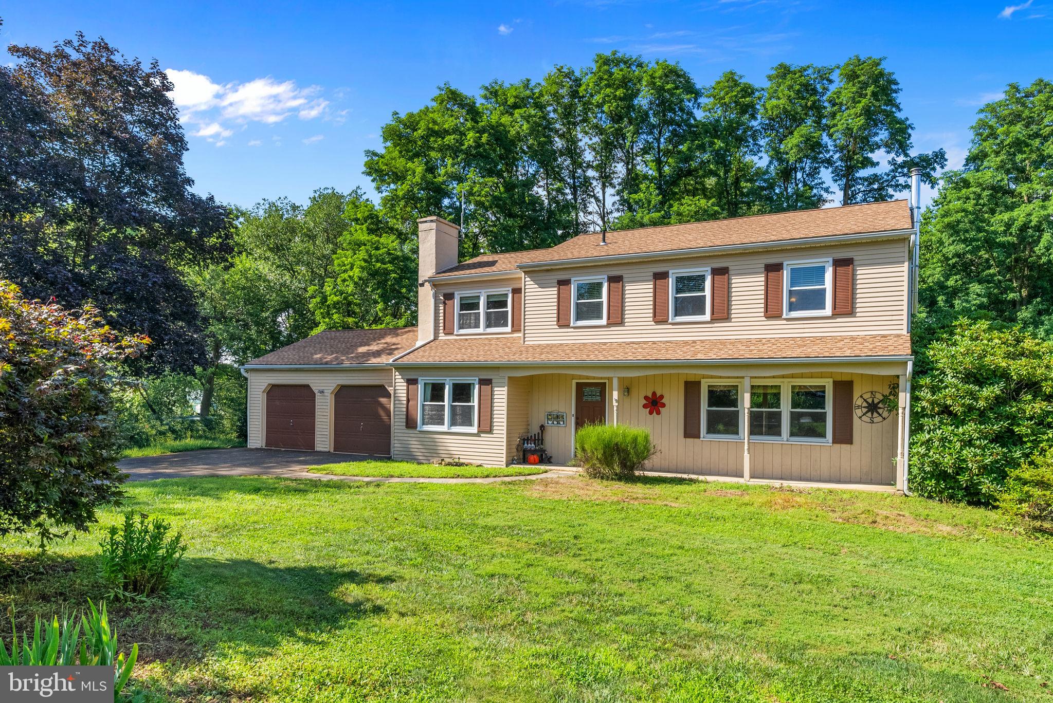 Welcome to your new home nestled at the end of a peaceful cul-de-sac! This charming 4-bedroom, 2.5-bath Colonial home is where timeless character meets modern convenience. You'll be captivated by its classic curb appeal and expansive 1-acre lot, dotted with mature trees providing a serene and private escape. Step inside to discover a warm and inviting space boasting four generously sized bedrooms and 2.5 bathrooms, ensuring ample room for relaxation and personal space. The heart of the home is undoubtedly its spacious living area, perfect for both quiet evenings and lively gatherings. The kitchen features a large island and an open layout that makes cooking a breeze. Adjacent to the kitchen, the dining area provides the perfect setting for family meals or casual dining experiences. One of the standout features of this home is its expansive backyard. This outdoor space is a blank canvas for your imagination—ideal for gardening, creating a play area, hosting backyard barbecues or simply soaking in the beauty of nature. This property exudes a sense of peace and privacy, yet is conveniently located, making it the perfect retreat after a busy day. Whether you're enjoying a quiet evening on the porch or exploring the vibrant local Kennett Square or West Chester communities, 844 Meadowview Road offers the perfect blend of comfort and convenience.