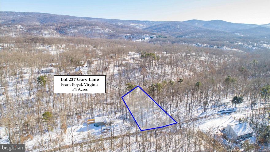 Build Ready!! Convenient to I-66, Shenandoah River & National Park making this an ideal location to build your new home, weekend retreat or vacation rental.  Good access road is maintained by County/Sanitary District for minimal annual fee. Community amenities include boat ramp to the River, community lake and common grounds. VDH approved Drainfield Plat & Certification Letter septic system is available in Docs section. Owner/Agent