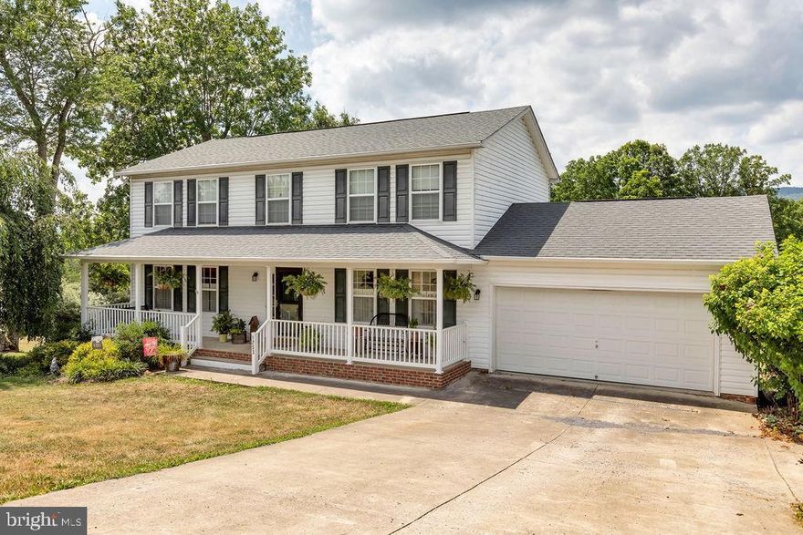 Large 4 BR 3 1/2 BA home on 1.09 easy access to I 81. Attached 2 car garage, large deck over looking back yard for outdoor living. Main level includes kitchen,dining room, formal living room, family room very spacious. Rear Yard has established Strawberry patch and a large portion has underground fence for the dog. All windows on Main and Second levels have Guardian Angel safety bars the bars have been removed but convey with the home.