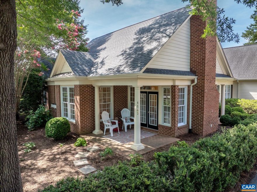 New to market in Ednam! This attractive and well built home features first floor living with the primary suite and guest rooms on the first level, tall ceilings, open family/dining room with brick fireplace, light and bright eat-in kitchen with center island, newly professionally painted interior, fantastic location near Farmington CC, the Boars Head INN and Sports Club, Birdwood Gold Course and UVA Medical Center!  Shown by appointment today.  Please call your Realtor.,Painted Cabinets,Solid Surface Counter