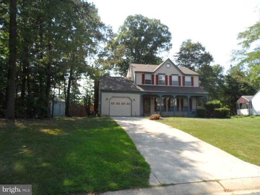 KEYBOX REMOVED; CALL FOR ACCESS....Great buy offering new carpeting, updated open kitchen w/bay window overlooks huge privacy fenced backyard with storage shed; oversized cement patio. Kitchen has breakfast bar, table area, step down family room with French doors and fireplace. Enjoy both formal living & formal dining rms. Three good sized bedrooms on the upper level. NEWER HVAC.