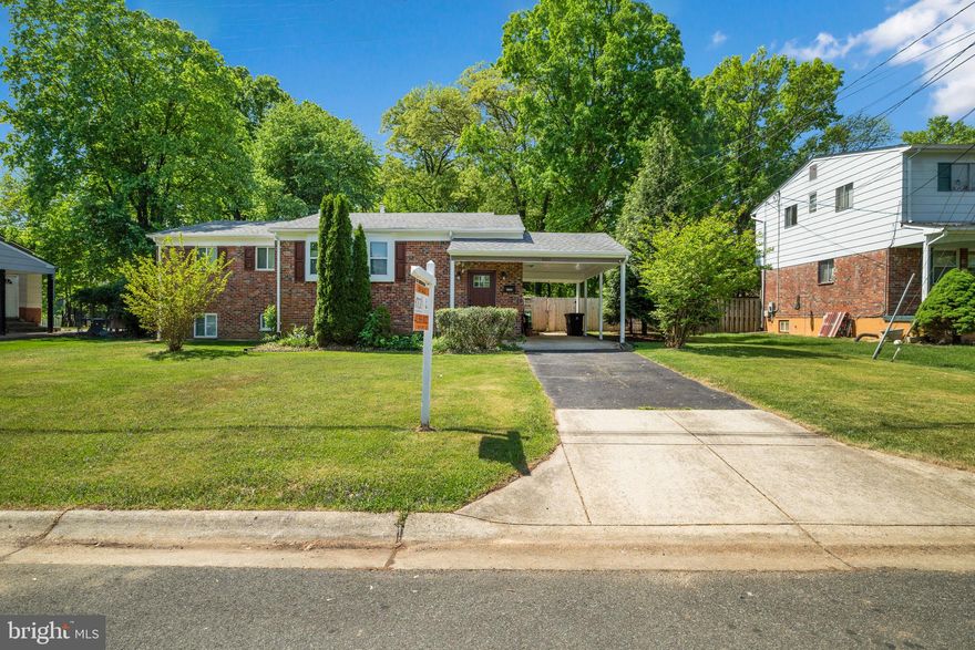 MOVE IN READY.  Rambler with 5 Bedrooms, Two Full Bathrooms, and a Fully Finished Basement.  Covered Carport for two cars and a large fenced in back yard.