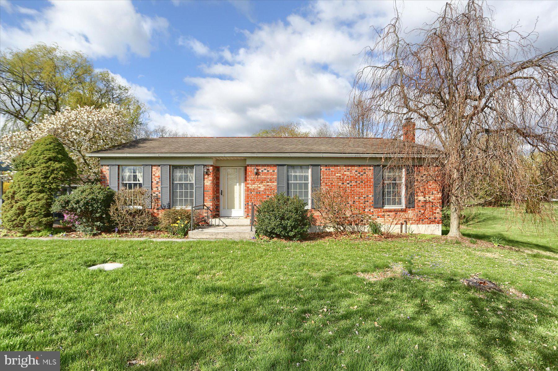 Nice ranch home close to everything! Walk into a large living room offering lots of space. There are newer Pergo floors in the kitchen and dining room. The main bedroom has an attached 1/2 bath for convenience,
2 more bedrooms and a full bath complete the main level. Downstairs is a large dry basement with lots of opportunities to grow. Outside is a large 1-acre lot for all of your outdoor activities. Sit on the covered back porch and enjoy the scenery. A detached 2 car carport completes the exterior amenities.