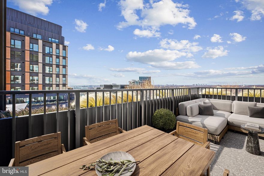 Welcome to unparalleled luxury in this brand-new penthouse. This stunning 3-bedroom, 2.5-bathroom home boasts 1,335 square feet of sophisticated living space with a large open floor plan that’s perfect for entertaining and relaxing. Revel in the floor-to-ceiling windows offering truly breathtaking panoramic city views. Create exquisite meals in your Chef's kitchen featuring top-of-the-line Bosch appliances, quartz countertops, and a sleek modern design. Gaze at the stars on your huge private roof terrace, your personal outdoor oasis for dining, entertaining or simply soaking in the scenery. 

Enjoy the ultimate lifestyle in this full-service building with 24/7 concierge services, secure package system, state-of-the-art fitness center, Sky Lounge with panoramic views, Billiards, spacious outdoor pool, and more.

Secure underground parking is available to lease, at an additional cost, for your convenience. 

This penthouse offers a once-in-a-lifetime opportunity to live in an iconic location, just steps from the best that National Landing and D.C. have to offer. Don’t miss your chance to call this luxurious retreat your new home.