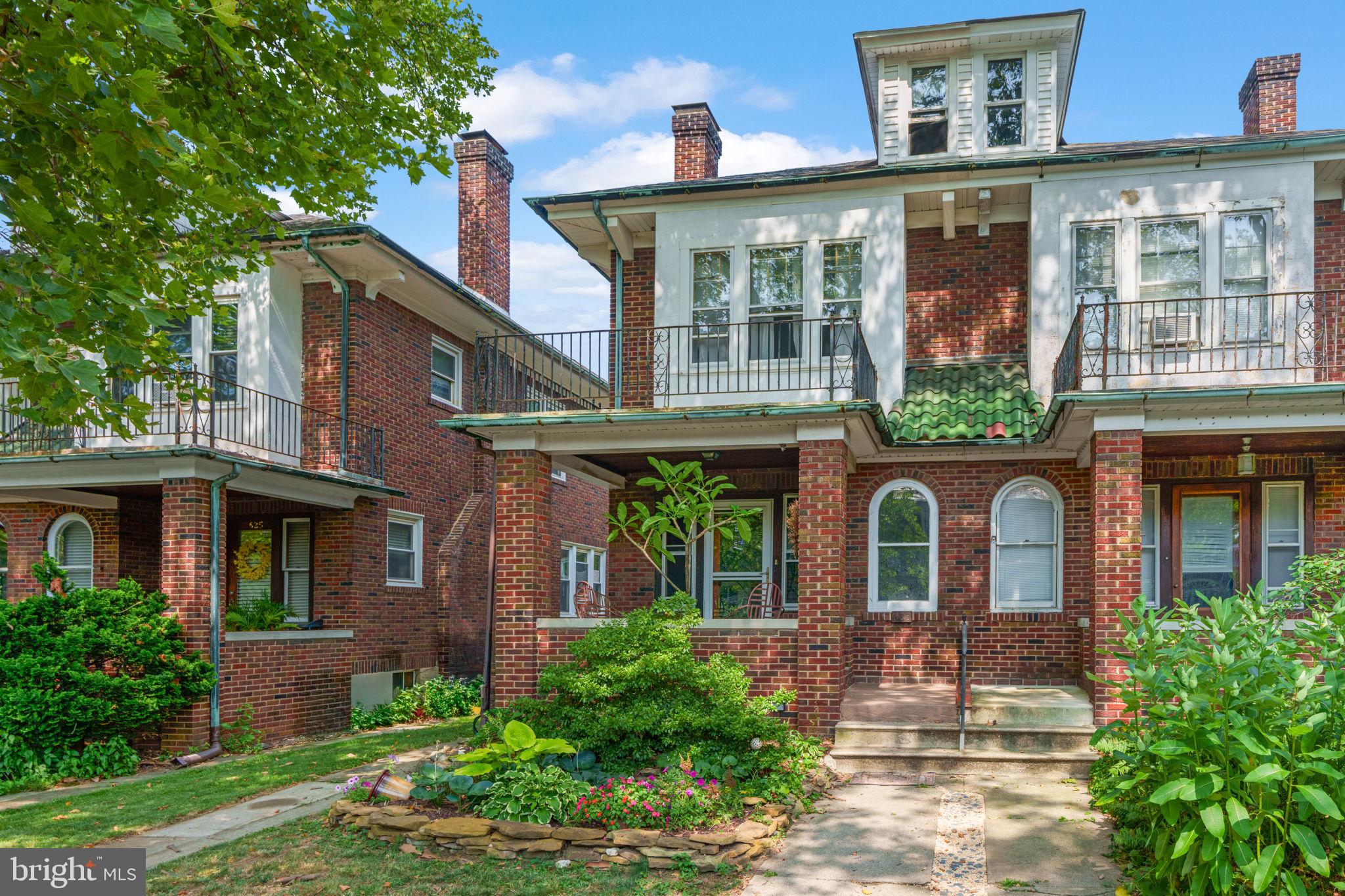 Charm and craftsmanship abound in this fabulous brick twin home with a 2-car detached garage, nestled in deep West End. Step onto the beautiful covered front porch, believed to be adorned with Moravian Clay tiles, which also grace the inviting Living wood-burning fireplace. Formal Living & Dining Rooms with hardwood floors and inlay detailing. Elegant French doors between main living spaces. Be on the lookout for the lovely arches throughout. Step thru the swing door into your kitchen that's sure to WOW you! with beautiful classic tiles, granite counter tops, built-in breakfast nook with seating, gas range, microwave, glass cabinetry and built in wine & spice cabinetry. Convenient mudroom area and ¼ bath off the kitchen. Nostalgic second-floor tiled bath with separate tub and shower. Spacious bedrooms with beautiful wood flooring, mirrored closets, and a few cedar lined closets. Unfinished attic is ideal for your extra storage needs. Beautifully landscaped yard for you to relax and enjoy.
This home perfectly blends historic elegance with modern updates, making it a true West End gem.