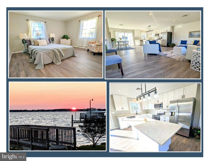 Discover the charm of this fully updated ranch in a serene, water-privileged community! With a spacious yard and an inviting open floor plan, this home features a stunning new kitchen complete with a large white granite island, sleek white cabinets, and stainless steel appliances. Sunlight floods the dining area through new sliding doors, while the generous living room is accented with stylish shiplap walls.

There's Nothing Like NEW!  Step onto the new flooring that leads you to three roomy bedrooms and two beautifully renovated full baths. Every detail has been attended to, with all-new windows, siding, plumbing, fixtures, electrical panel, light switches, septic work, water heater, doors, drywall, and a new HVAC system. With a recent roof and a dehumidified crawl space featuring a vapor barrier, this home is move-in ready—no worries, just settle in!

The community enhances your lifestyle with access to four beaches, three boat ramps, a playground, ball fields, a basketball court, a picnic pavilion, a fishing pier, and plenty of opportunities for gatherings. This is the perfect place to create lasting memories!