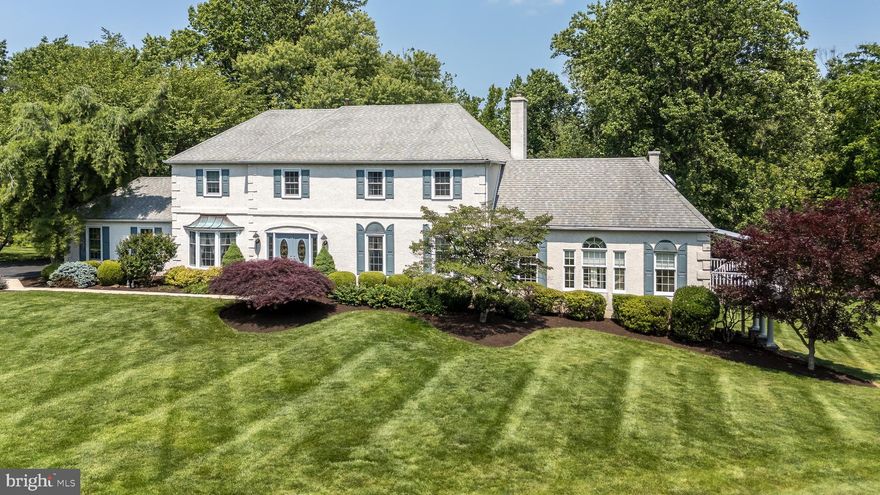 Welcome to your dream home!  Introducing 760 Audubon Dr, a captivating 4BR, 2 Full /2/Half Baths  home with a unique blend of colonial and contemporary  architecture nestled on a gorgeous  picturesque lot at the end of a peaceful cul- de -sac . Absolutely extraordinary grounds back up to the Wissahickon Watershed with amazing views of wildlife with ultimate  privacy. Rarely does a home  become available that combines so many elements to create such a magical property! Step inside  to discover the dramatic
two-story foyer, adorned with hardwood floors and a sweeping staircase.  Flanking the entrance  you will find a formal living room and an elegant Dining Room with millwork galore! The heart of the home is the impressive family room with a wood burning fireplace and  a wall of windows  that flood the space with natural light.  A chef's gourmet eat-in kitchen showcases designer cabinets, countertops, stainless steel appliances , gas cooktop, tiled backsplash, generous center island, pantry  and hardwood flooring.  The adjoining breakfast nook features sliders to a spacious deck with a new retractable awning, great for barbecues and outdoor entertaining.  Large windows provide picturesque views of the serene backyard bringing the beauty of nature indoors through the year. 
If you work from home the first floor provides two beautiful offices,  one with a balcony to enjoy morning coffee. The first floor is completed with a powder room. laundry and 2 car garage.
Upstairs, retreat to the expansive remodeled owner's suite complete with a sitting room and an updated luxurious bath featuring a double sink granite vanity, large expanded walk-in tiled shower , walk-in closet and slate flooring  while basking  in the serene views of the private wooded surroundings. The second floor also offers 3 additional bedrooms, a hall bath  and room for extra storage. 
The finished lower level is designed for relaxation and recreation.  A spacious billiard room and family room perfect for movie nights. A powder room adds convenience  and the walk-out feature seamlessly
blends indoor and outdoor living. One of my favorite rooms is the stunning sunroom with new HVAC , surrounded by windows ,skylights with views of the pool and patios offering a serene retreat.  The sunroom leads to an additional flagstone patio installed in 2021. The seller's attention to detail  with  multiple patios and the pool make this home unique and perfect for entertaining.  This beautiful home is located in a great location.... just minutes away from major highways, shopping, and excellent restaurants.  
Don't miss the opportunity to make this extraordinary residence your own, call today for a private showing.