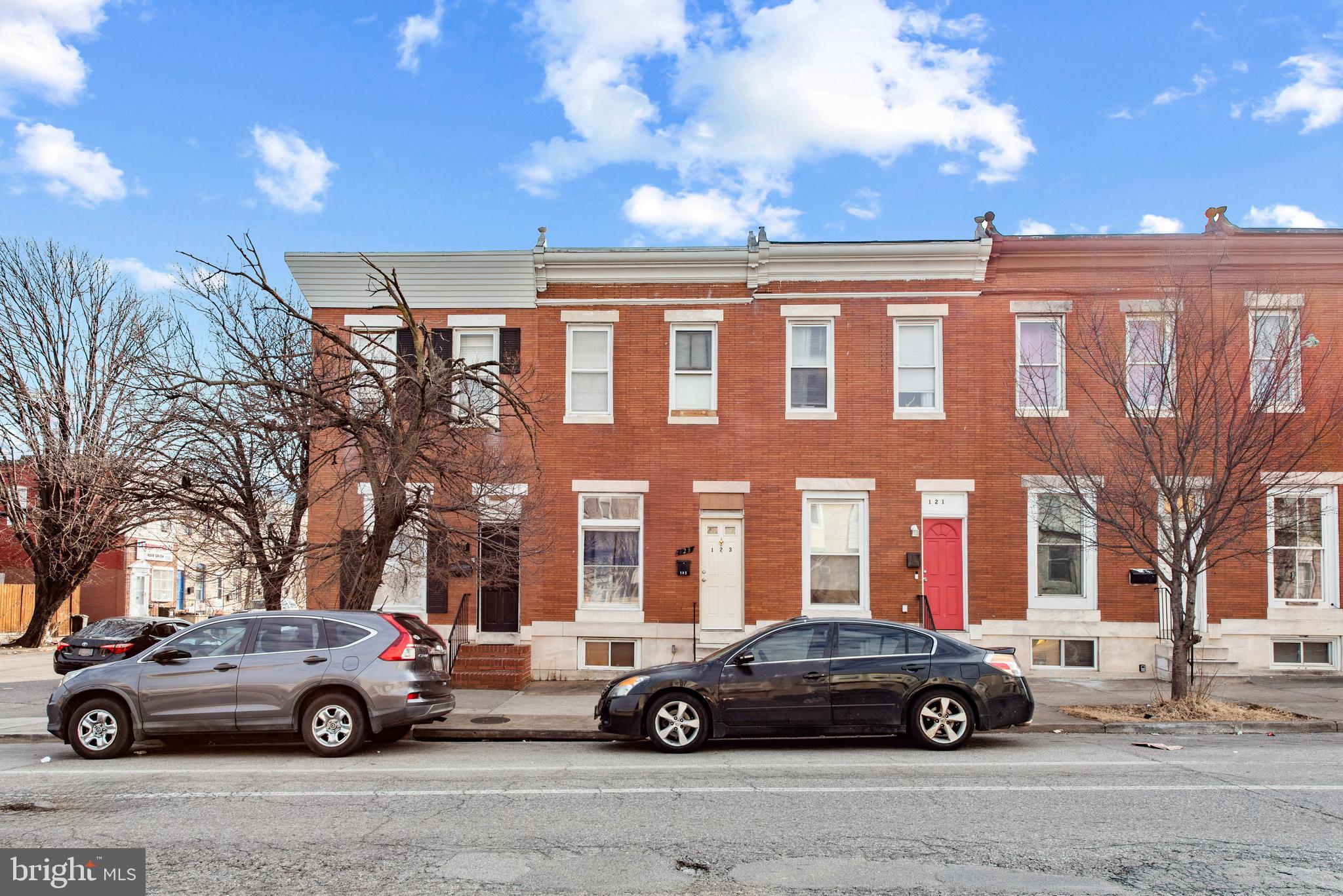 Investor's Delight! Located in the heart of vibrant Highlandtown, this charming Federal-style row home offers 1,170 square feet, 3 bedrooms, and 2 full baths, blending classic charm with urban convenience. Ideally situated just minutes from Patterson Park, Johns Hopkins Bayview, and a variety of local shops, cafés, and dining options, this home offers convenient access to public transit and major commuter routes, including I-95 and I-895.