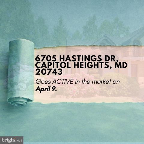 Photo of 6705 Hastings Drive, CAPITOL HEIGHTS, MD 20743 (MLS # MDPG2190170)