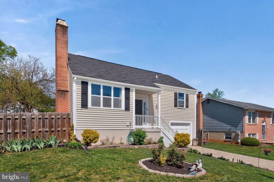 Gorgeously updated, freshly painted and move in ready! Open layout with cozy living room, high ceilings and grand brick wall fireplace, ideal for relaxing and gathering.  Separate dining room and kitchen with granite counters, backsplash and new flooring. Two newly carpeted bedrooms and one full bath on upper level. Enjoy outdoor life on your expansive outdoor deck with pergola. 
Generous space in lower level includes a family room, 3rd & 4th Bedrooms - flex conversion from a former garage and full bath. Laundry room with large storage space. Walk out from the family room to your fully fenced back yard with a storage shed! Newer energy efficient windows. Private fence back yard with shed. There is no HOA.
Prime location with easy access to major roads, restaurants, and shopping centers, Enjoy Home Life here in Stonegate Farms A must-see opportunity in Frederick.