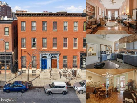 Townhouse For Sale - 222 W Madison Street<br/> BALTIMORE, MD 21201
