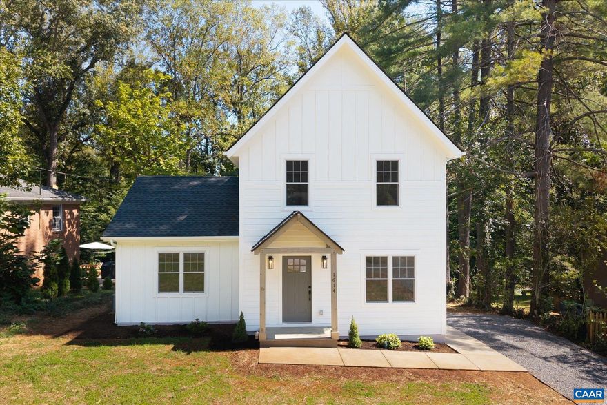 Meticulously remodeled and thoughtfully expanded, this charming cottage blends timeless neighborhood character with modern fit and finishes. Set in one of Charlottesville?s most desirable neighborhoods, the home offers a unique opportunity to enjoy the feel of new construction in a classic, established setting. The open great room and chef?s kitchen?complete with quartz countertops, tile backsplash, stainless steel appliances, and range hood?open seamlessly to a spacious deck overlooking the expansive backyard. The main level offers two comfortable guest bedrooms and a full bath, while the upper level is devoted to a generous primary suite. This retreat features an abundance of closet space, a separate laundry room, and a lovely bathroom. Every detail has been addressed in this comprehensive renovation, including the addition of the second floor and expanded main level, along with all-new roof, siding, plumbing, electrical, insulation, Anderson windows, HVAC, ductwork, and high-end finishes throughout. Ideally located on a quiet street in the coveted Rugby area, this home is just minutes from UVA, downtown, and all that Charlottesville has to offer.,Quartz Counter,Wood Cabinets