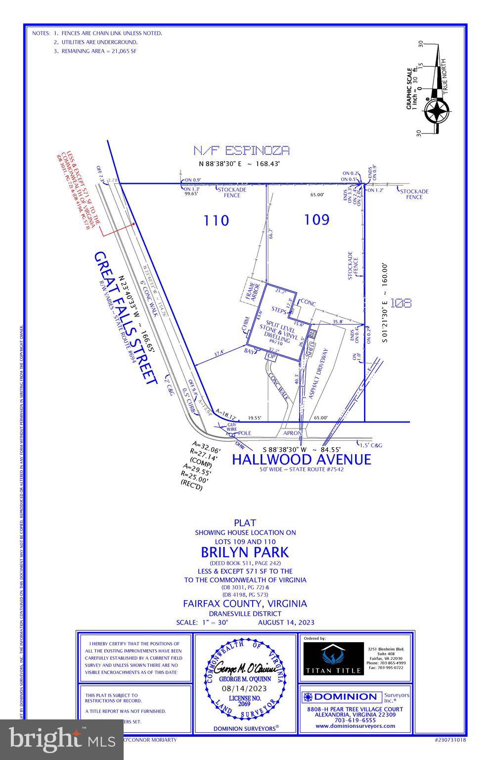 BRILYN PARK - Land