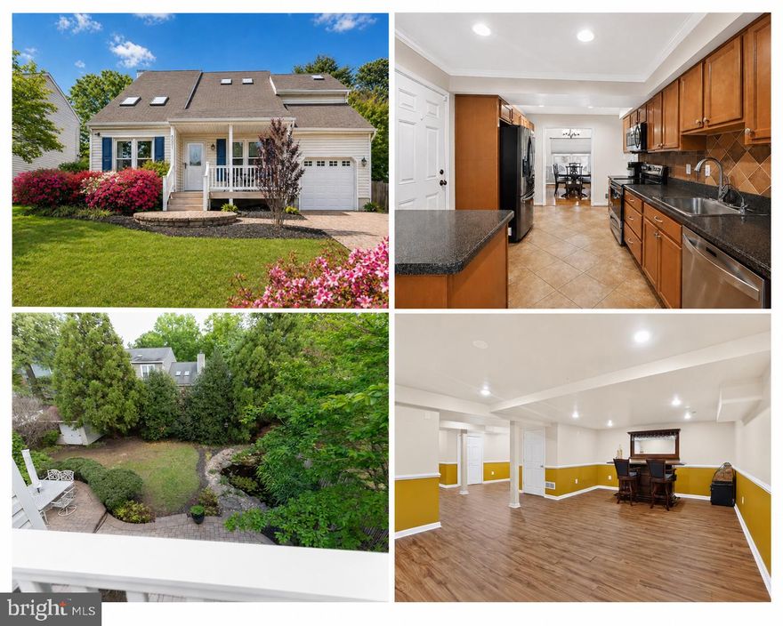 Nestled in the sought-after Hastings Hunt community, 8021 Clark Station Rd in Severn, Maryland, offers the perfect blend of thoughtful upgrades and everyday comfort. This renovated and well-loved Colonial features an open, light-filled layout designed for both entertaining and relaxed living.

The main level showcases rich hardwood floors, crown molding, and a warm family room anchored by a cozy fireplace. The updated kitchen stands out with tile flooring, custom cabinetry, upgraded countertops, and high-end appliances, flowing seamlessly into both formal and casual dining spaces, ideal for hosting gatherings or enjoying quiet evenings at home.

Upstairs, the spacious primary suite is a true retreat, complete with hardwood floors, a fireplace, and a beautifully updated bath. Step outside onto your private balcony overlooking the backyard oasis, where a stunning koi pond filled with vibrant, mature koi fish creates a peaceful and picturesque setting. With three bedrooms and three-and-a-half baths, this home offers both comfort and functionality for today’s lifestyle.

The fully finished basement adds incredible value, featuring wood flooring, a full bath, and a spacious layout that offers flexible options for a home office, gym, or entertainment area.

Step outside to your own private sanctuary. The backyard is designed for both relaxation and entertaining, featuring extensive hardscaping, a dedicated grill area perfect for cookouts, and a beautifully landscaped, fenced yard that backs to trees for added privacy. A tranquil waterfall flows into the koi pond, creating a serene outdoor escape that feels miles away from it all.

This home is filled with natural light from several skylights located in the primary bedroom, primary bathroom, and lounge area. Energy-efficient windows and an attached garage add to the home’s overall convenience and appeal.

Located just minutes from Fort Meade and a short drive to NSA. The MARC train offers easy commutes to DC. This exceptional property delivers comfort, style, and a lifestyle you’ll love. Schedule your private tour and experience what makes this home truly special.