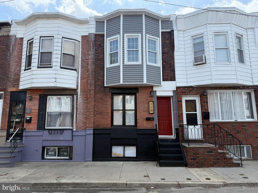 Location, Location, Location!!! Take advantage of the opportunity before it's gone! Welcome to this miraculous Row Home property located in the heart of Whitman section of South Philadelphia! This property has recently been fully remodeled! This beautiful row-home boasts 2 bedrooms, 1.5 bathrooms, & an enclosed rear yard patio and welcomes you with a straight-through 1st floor open floor plan with beautiful waterproof luxury vinyl planks floors throughout with plenty of natural lights coming through the windows! Enter into the large Living Room with nice waterproof luxury vinyl plank floors throughout to the Dining Room & Kitchen! Dining area has a nice tray ceiling with ceiling fan with light! Then you'll enter into the glamorous upgraded Kitchen with granite countertops, an abundance of white cabinetry with solid cabinet hardwares, white tile backsplash, waterproof luxury vinyl plank floors, and stainless steel appliances (includes Refrigerator, Stove/Range, Built-in Microwave & Dishwasher). Exit the kitchen to find a laundry area with laundry hookups and on the opposite side of it has a barn-style sliding door that leads you to a Powder Room with a single sink, toilet, medicine cabinet mirror & 3-light vanity light fixture! Exit the backdoor that leads you to a fenced in rear yard that is great for warm weather entertainment! 

2nd Floor features a spacious master's bedroom with a tray ceiling with ceiling fan & light & another nice size bedroom with a ceiling fan & light as well! 2nd Floor has brand new carpets all throughout the bedrooms with ample closets! Hallway Full Bathroom on 2nd Floor is also upgraded that consists of a single vanity sink, medicine cabinet mirror, light fixture, toilet, tub shower with nice tile walls, & waterproof luxury vinyl plank floors! 

Full Basement is unfinished, but very spacious and clean! Rents around this area are about $1,600-1,800/month!!! This home was fully remodeled in late 2024-2025, very well-maintained & it's in a move-in condition! Property is being sold strictly in AS-IS, WHERE-IS Condition. Septa bus / trolley stops & public transportation are easily accessible in the area! Close to supermarkets, stores, gyms, restaurants, parks & many more! Walking distance to Whitman Shopping Plaza, K-Pot Korean BBQ & Hot Pot, Oregon Diner, Royal Buffet, ShopRite Supermarket, Oregon Market, Aldi, & many more! Easy access to all major highways! Minutes away from Sports Complex, Xfinity Live, Passyunk Square Eateries, Best Buy, IKEA, Five Below, Target, Walmart, Home Depot, Lowe's, Philadelphia's International Airport, Philadelphia's Auto Mall, Drexel University, Saint Joseph's University (formerly known as University of the Sciences in Philadelphia), University of Pennsylvania, Center City & Penns Landing! PRICED VERY COMPETITIVELY TO SELL!! GREAT for First-Time Homebuyer or Investor! Get an offer in quickly before it's gone! Available mortgage financing w/ very low down payment & potential lender's grant up to $8,000!! Limited Time Offer Only!!! Ask me how! ***INCLUDES 1 YEAR American Home Shield HOME WARRANTY