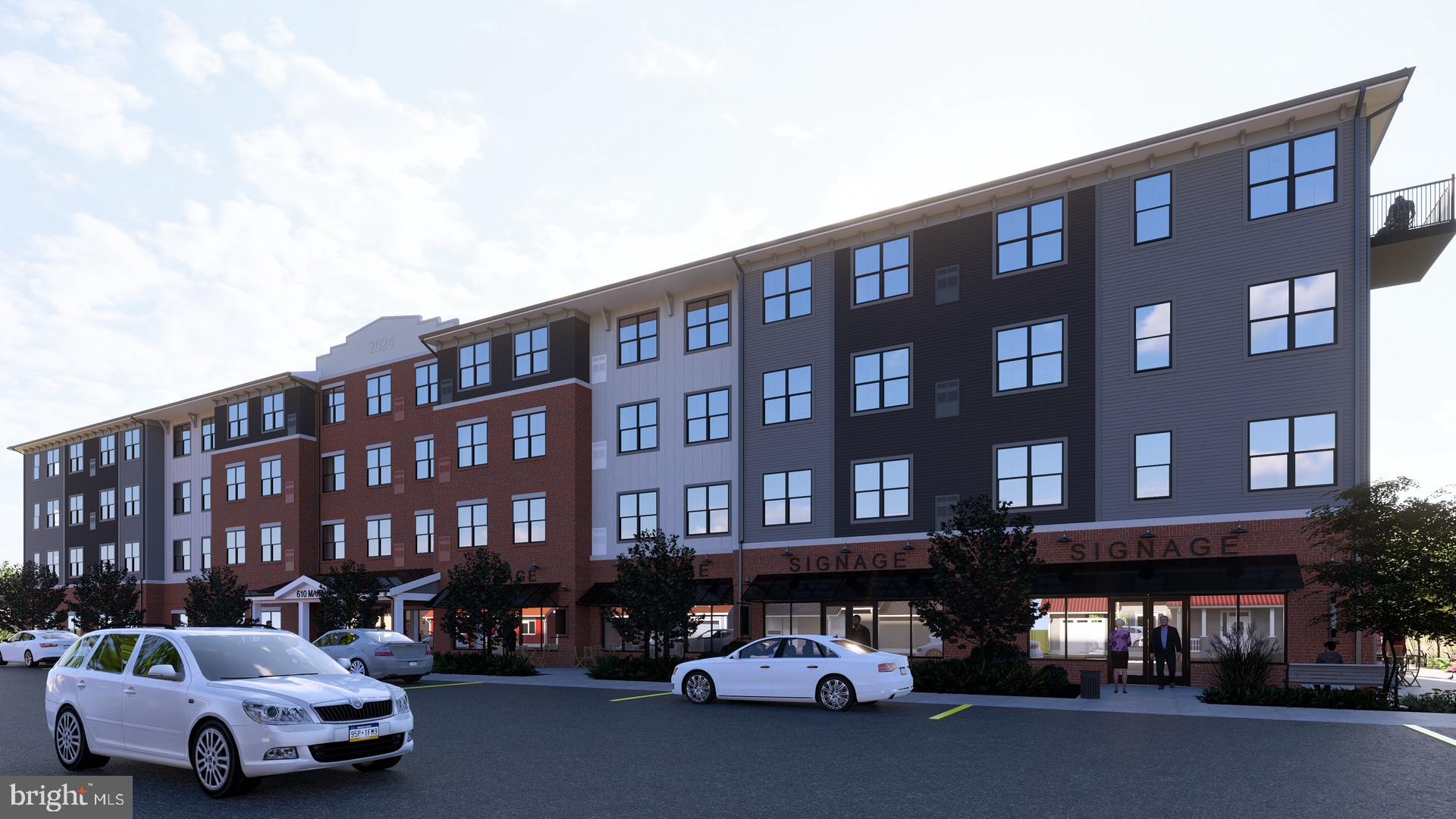 Now Leasing for November 2025!
Royersford Commons is a brand new apartment community on Main Street, in the heart of Royersford. Built with care to reflect the historic character of the town, it offers all the modern comforts: 78 thoughtfully designed apartments, four commercial spaces for local businesses, and a host of resident-friendly features.
Need a little more flexibility in your space? Our 1-bedroom + den apartments deliver smart design and extra room to live your lifestyle. These apartments, ranging up to 850 square feet, feature an open layout with a versatile bonus room perfect for a home office, guest room, or creative studio. Each unit includes in-unit laundry, brand-new energy-efficient appliances, and noise-reducing construction for peaceful, modern living.
Best of all, Royersford is a historic, walkable town with old-fashioned charm. You're just steps from coffee shops, bars, restaurants, and the Schuylkill River Trail. While Royersford offers a true small-town feel, it’s also perfectly located along Route 422: just minutes from Collegeville, King of Prussia, and Phoenixville.