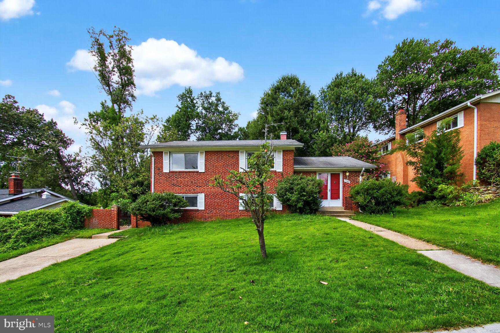 Discover this stunning 4-level, 3BR 2.5 BA split nestled on a quiet, tree-lined street and yard—just minutes from shopping, dining, Metro green and upcoming purple lines, the University of Maryland, and scenic parks/lakes nearby (walk to Calvert Park and Lake Artemesia). This all-brick home boasts 3 generously sized bedrooms, gleaming hardwood floors, a main entrance with double doors, opens to a large living room. A thoughtfully designed layout perfect for both everyday living and entertaining. You will love the hall bath its a true retreat, featuring a beautiful tile shower and a luxurious soaking tub, while the primary bedroom enjoys its own private en-suite bath. Off the main level, the gorgeous tiled floor family room offers a cozy but large space to unwind, complete with a convenient half bath and laundry area, off family room. Need more space? The lower level is ideal for a game room, gym, or extra storage. The kitchen is ready to enjoy as-is or customize to your taste, and it opens to a charming enclosed patio, perfect for BBQs or morning coffee—your private oasis surrounded by lush foliage and a peaceful backyard. This home combines comfort, space, and unbeatable location. Don’t miss your chance to make it yours!