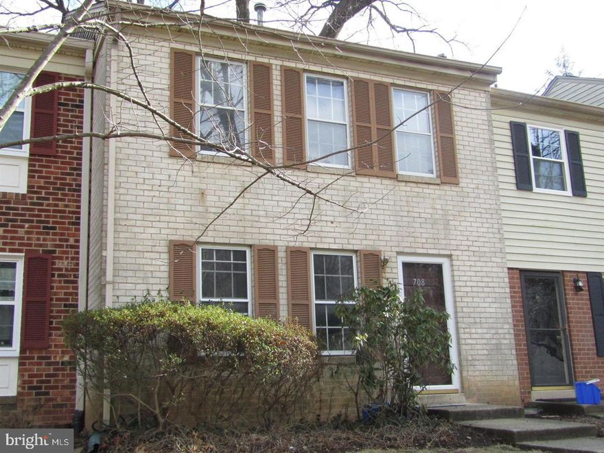 Spacious 3 Level , 3 BR , 2 1/2 Bath Townhome in Desirable Rockville Location. Great FLOW on main level from Kitchen to LARGE Dining-Living Room Combination to a Walk - Out to the Rear Patio . Partially Finished Lower Level Recreation/Media Room. Upper Level offers the Main Bedroom with Attached Bath and 2 additional bedrooms.
Awesome Location, close to shops, a market, restaurants, carry-outs, hiker paths, Montgomery College and area public schools schools close by.  Home is situated between Shady Grove and Rockville Metro Stations and just a short drive to the Rockville Town Center and North Bethesda shops , entertainment and restaurants. 
New GAS Furnace installed in 2022.    Condo FEE INCLUDES water/sewer, natural gas, exterior maintenance, exterior painting, roof , lawn maintenance, leaf and snow removal. Great value for the fee!
Please excuse the photos. Home is currently tenant occupied with  no opportunity for professional photos or tour.