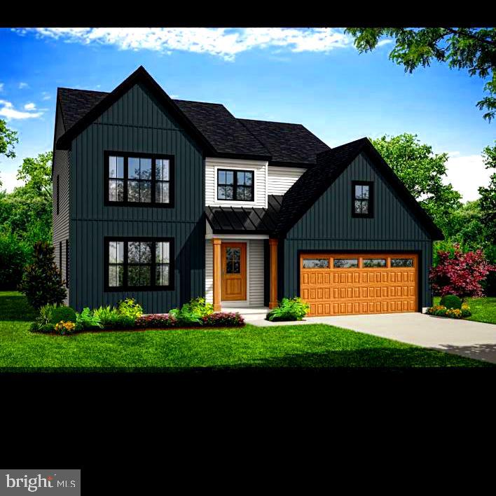 Now selling in Hays Landing! Garman Builders’ Charlotte plan blends modern-farmhouse curb appeal with on-trend interiors: black/white front windows, a 4-lite farmhouse front door with smart deadbolt, and a stamped-shaker garage door. Inside, wide-plank LVP ties together an extended, shiplap-wrapped island, Heritage kitchen with upgraded stone tops, GE stainless range & OTR microwave, matte-black faucet with black single-bowl quartz sink, tile backsplash, and statement pendants. A 50" linear electric fireplace anchors the shiplap feature wall. Work from home in the pocket office (also shiplap!). The luxury owner’s bath adds a tiled shower and double vanity. A 9' patio door opens to a 140-sf concrete patio. Superior Walls basement, 14-SEER heat pump + whole-house humidifier included. Tour Hays Landing today!