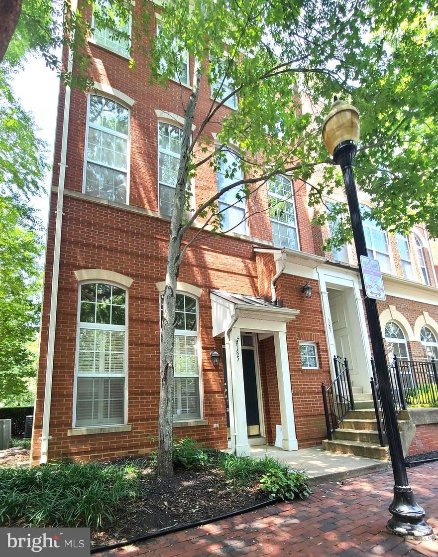 Available NOW- End Unit 2 Level townhome with 2 Bedrooms & 2.5 Baths in Cameron Station! 1 car garage +1 parking space. Hardwood Floors. Balcony off Master Suite with walk-in closet. Cameron Station offers maintained jogging/walking trails, a community center & much more. Metro Shuttle & Dash Bus makes an easy commute. 42" Flat screen TV above fireplace included in rent. This is the bottom 2 levels of a 4-story townhouse-style condominium. Landlord will consider 1 small dog case-by-case - Sorry - no cats. Maximum 2 unrelated adults- Application fee $55 & Earnest Money Deposit ($2450) submitted with application - payable to Promax Management.