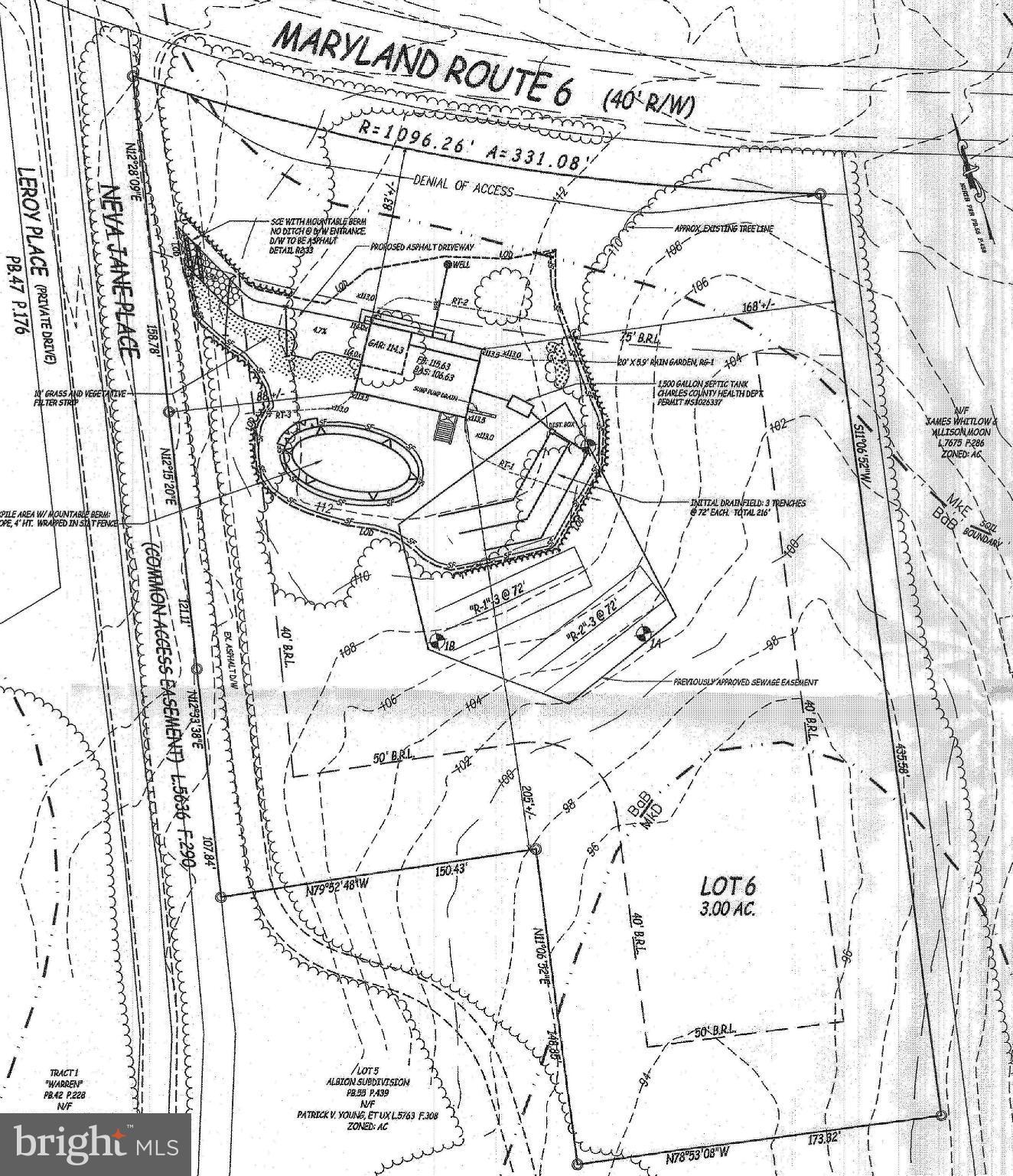 Partially wooded level 3 acre building lot with recorded perc ready for you to build your custom home on!
