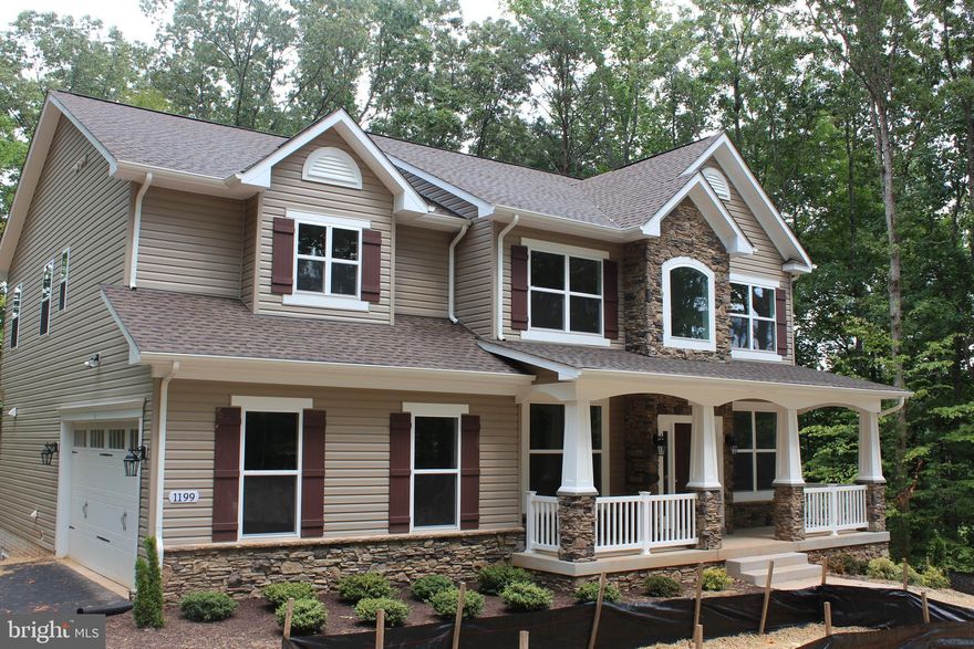 READY IN JANUARY!  This 4BR, 3.5BA, BRAND NEW home on a 4.42 acre private lot features a Craftsman front porch elevation, a LONG PRIVATE DRIVEWAY, FLAT YARD, and NO HOA.  The 2-story family room features a dramatic fireplace with a stone surround from floor to ceiling!  The gourmet kitchen features upgraded, painted cabinetry, stainless steel appliances, Quartz counters, and is open to the Sunroom.  Upstairs are 4 spacious bedrooms, and the primary suite features 2 walk-in closets and a luxury master bathroom.   The regular walkout basement has 9' ceilings, and is fully finished with a rec room, bedroom (NTC) and full bathroom. Photos show similar home with different color selections. Builder to pay up to $15K towards closing costs with the use of a preferred lender.