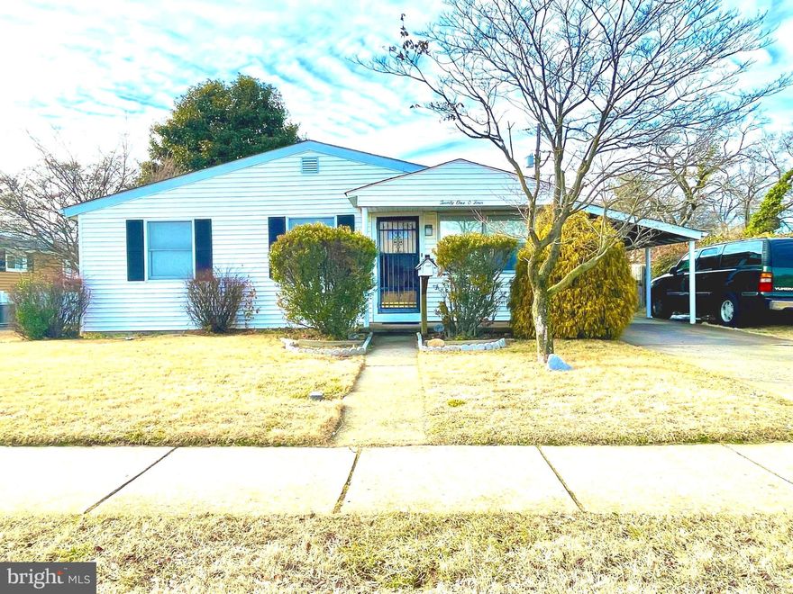 **NEW PRICE*** 3 BEDROOM / 1BATH RANCHER  LOOKING TO CREATE MANY NEW  SWEET MEMORIES !!  *** COME VISIT THIS SINGLE FAMILY HOME  with VAULTED CEILINGS * COVERED FRONT ENTRY * RENOVATED FULL BATH w/TUB/SHOWER * KITCHEN w/5-FT BREAKFAST BAR * DINING ROOM w/FRENCH DOORS LEADING TO SPACIOUS 26x10 COVERED FENCED PATIO* LARGE  INSULATED 10x16 SHED w/ELECTRICITY & ROOF FAN * LAUNDRY AREA w/WORKSHOP * FLOORED & LIT ATTIC *  ATTACHED CARPORT & PRIVATE DRIVEWAY *** LOCATED with EASY ACCESS to 695, 95, & 895, & CLOSE TO MANY PARKS:  within walking distance to MERRITT POINT PARK (with PIERS, PICNIC AREAS, BOAT RAMPS, PAVED WALKING PATHS, PLAYGROUNDS, COURTS, BALLFIELDS), & only a 2-minute drive to CHESTERWOOD PARK (also with piers, picnic areas, paved walking paths, piers, pavilions, & more!) and STANSBURY PARK & POND (with ½ MILE PAVED WALKING TRAIL circling the pond, as well as ballfields, playing courts, fishing pier, playgrounds, community gardens & more!), NEAR SHOPPING, RESTAURANTS, LIBRARY, GROCERY, & only about a 12-min drive to popular shopping venue CANTON CROSSING & all the LOCAL ARTISAN SHOPPES & EATERIES, WALKING PATHS & MARINAS, this home offers a CONVENIENT LOCATION along with A WONDERFUL OPPORTUNITY TO BRING YOUR OWN ARTISTRY & VISION to CREATE A STYLE & FUTURE OF YOUR OWN ! *** DON’T MISS THIS !!! ***