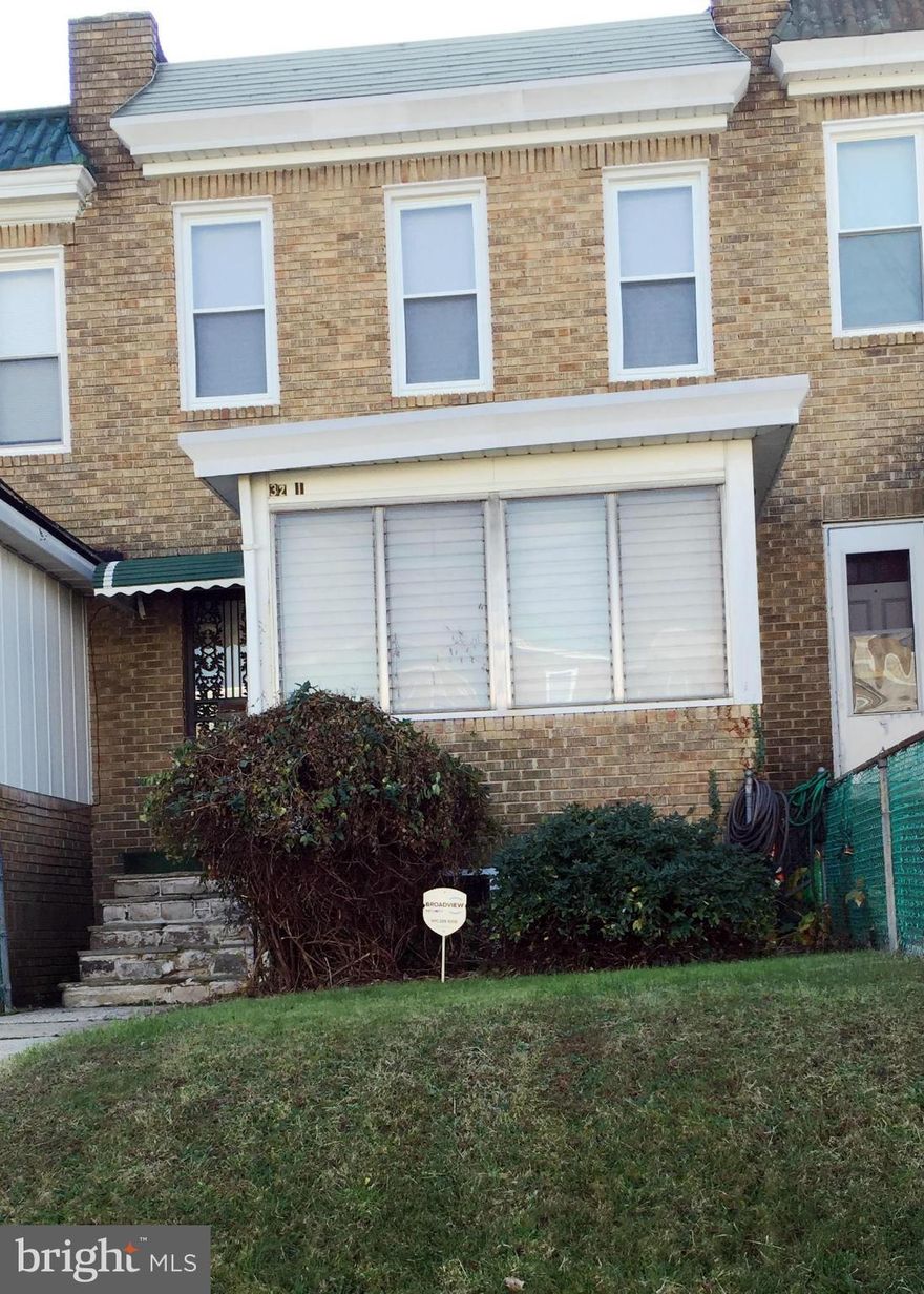 Conveniently Located, Solid, Well Constructed Home ready for Immediate Occupancy. Large Rooms to include a Sun Porch Use area off the Kitchen for pantry. Wood Floors through out and Huge Basement. Fenced front and rear. Near Shopping and public transportation. The Seller has added a Home Warranty for the new Owner. 1st time Buyers can use  Grand Slam and CDBG fund for purchase.