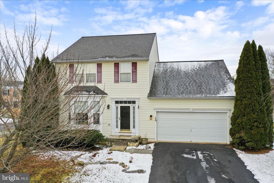 Welcome to this spacious 3-bedroom, 2.5-bath home offering a versatile layout perfect for everyday living and entertaining. The main level features a large family room with a cozy gas fireplace, seamlessly connected to the open kitchen, creating an inviting space for gatherings. The kitchen includes new stainless-steel appliances, vinyl flooring, and an eat-in area, with additional formal living and dining rooms providing extra flexibility. Just off the kitchen, you’ll find a convenient main-level laundry room, tucked in the perfect spot for easy access. Upstairs, you’ll find three comfortably sized bedrooms with carpet throughout, including a well-appointed primary suite. A full unfinished basement offers endless possibilities for storage or future expansion, along with a two-car garage for added convenience. Don’t miss the chance to make this well-maintained home yours!