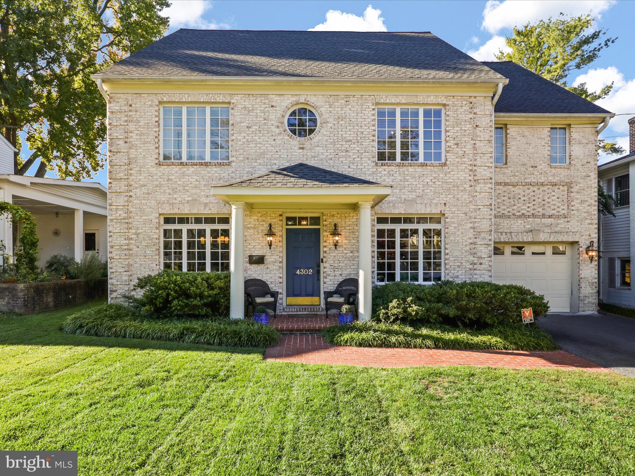 Welcome to your dream home in Kensington Estates! Prepare to be enchanted by this stunning, light-filled Colonial, perfectly nestled in the heart of Kensington Estates. Impeccably maintained, this home is an entertainer’s delight, boasting an elegant formal living and dining room adorned with nine-foot ceilings, custom millwork, and ample recessed lighting that adds warmth and sophistication throughout. This is an entertainer's dream kitchen. The expansive eat-in kitchen is truly exceptional, featuring sleek granite countertops, premium stainless steel appliances, and a spacious island that overlooks a large dining area and family room with a cozy gas fireplace. A sunny office, ideal for remote work, is conveniently situated on this level, along with a half bath, pantry, beverage bar, and access to a one-car garage. Natural light pours in from the back of the house, with charming transom windows adding character and style.
Step outside to your private, lush backyard complete with a lovely brick patio—perfect for hosting gatherings with family and friends in an inviting, serene setting. The second floor is truly impressive, offering four generously sized bedrooms, each with ample closet space, and a luxurious master suite with soaring cathedral ceilings and a spa-like master bath. A convenient second-level laundry room with additional storage simplifies your daily routines. The upper level provides incredible flexibility, with space that can serve as an additional family room or a guest bedroom, a private office, and a full ceramic bath. This level offers both functionality and privacy, ideal for various lifestyles. This is the home you’ve been waiting for in the coveted Kensington Estates. With easy access to parks, public transportation, and part of the Walter Johnson school cluster, it combines community charm with everything Kensington has to offer. Don’t miss your chance to make this stunning residence yours!