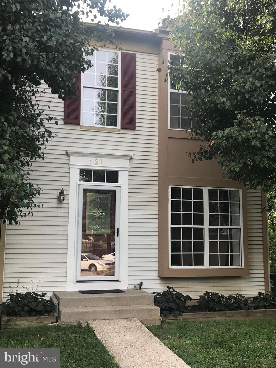 A bright home with lots of space to live life in! Granite kitchen with island and gas stove for cooking up memories.  Breakfast area opens to gorgeous deck looking out on common area.  Giant basement for play and entertaining!   Bright and airy Master.  New tile in Master bath and upgraded fixtures.  Hall full bath also has new tile both in the floor and in the tub/shower.  Large fenced in backyard bricked in for easy maintenance and great to play in.  2 assigned spaces right in front of the front door.  New paint throughout.  A great place to live! Apply online.  No pets, no smoking or vaping allowed