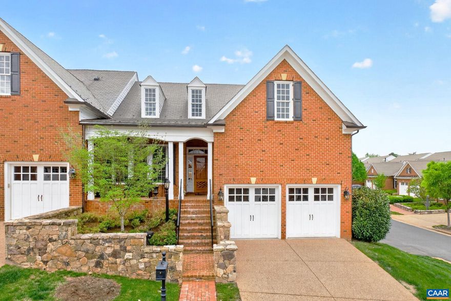 Experience refined main-level living in this stunning Kenridge brick villa. Located just minutes from UVA & downtown, this light-filled end unit is perfectly positioned across from Birdwood Golf Course and moments from Farmington Country Club & the Boar?s Head Resort. Enjoy the beauty of tree-lined streets in a community meticulously designed for luxury and convenience.  The interior features an expansive great room with a gas fireplace, a formal living room, and a generous dining area. The gourmet kitchen is a chef?s dream, equipped with stainless appliances, convenient pull-out drawers, & a custom butler?s pantry. For outdoor relaxation, a charming screened porch sits just off the great room. The first-floor owner?s suite offers a private retreat with a walk-in shower, dual vanities & a separate makeup area.  This home offers modern efficiency with a tankless water heater & incredible potential for expansion in the massive unfinished basement, complete with plumbing rough-ins. The private backyard is a blank canvas ready for your creative touch to create a personalized garden sanctuary or outdoor entertaining space. Combining sophisticated style with future possibilities, this villa represents a rare find in a premier location,Glass Front Cabinets,Granite Counter,Painted Cabinets,Fireplace in Great Room