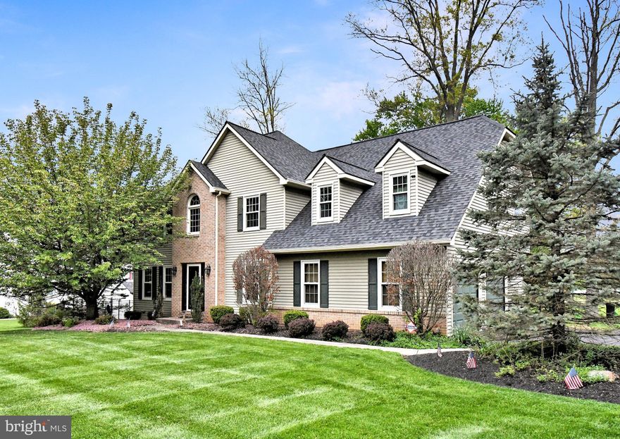 Wow!!! This is the one you've been waiting for.....Stunning 5-bedroom, 2.5-bath home in highly sought-after Montgomery Township! Beautifully updated,  upgraded , and upscale throughout.  This spacious home offers the perfect blend of elegance, comfort, and functionality. 

A  lovely 2-story foyer welcomes you into a  wonderful, traditional floor plan featuring formal living and dining rooms, ideal for entertaining, and a warm, inviting family room with a cozy brick fireplace and sliders to the oversized deck.
The fabulous updated kitchen features granite countertops, tile backsplash, stainless steel hood, plenty of  cabinet space, a coffee bar area, and  an abundance of windows for a bright breakfast area.  
The home has been refreshed with plush new carpet and fresh paint throughout most of the interior, creating a move-in ready feel.

The finished basement provides valuable additional living space perfect for a media room, playroom, gym, or home office, along with an additional storage area complete with extensive shelving.

Upstairs, the spacious primary suite offers a luxurious private bath with double sinks, soaking tub, and separate shower stall. Four additional generously sized bedrooms all feature ample closet space and share a well-appointed hall bath with double sinks.

Outside, enjoy a gorgeous lot with a huge deck—perfect for relaxing, hosting gatherings, or enjoying the peaceful surroundings. Car enthusiasts, hobbyists, or those needing extra storage will love the attached 2-car garage plus an additional detached 1-car garage.

Located in desirable Montgomery Township close to shopping, dining, parks,  public transportation, and major roadways, this exceptional property offers space, style, and location all in one! Pack your bags and move right in!