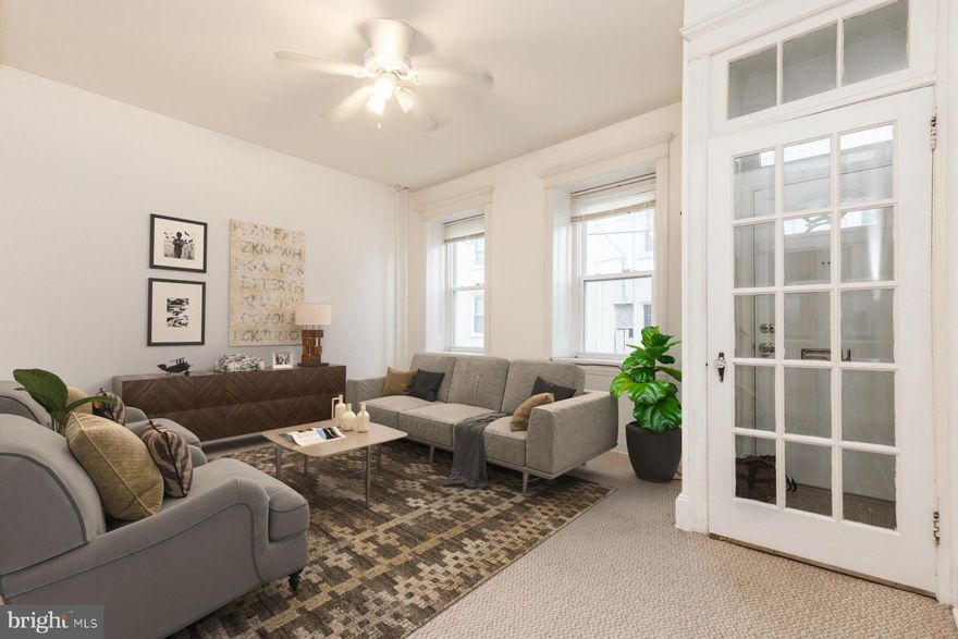 Available Early July:

Welcome to 218 Grape St! This is an expansive 4 bedroom, 1.5 bathroom 3-story home in beautiful Manayunk. Enter through the vestibule with glass panel door into the sun-soaked living room. Here, you can head upstairs or continue back through the dining room and into the eat-in kitchen. Kitchen features include tile flooring, cabinetry above and below, a ceiling fan, and a dishwasher, microwave, oven-stove, and refrigerator. The utility room off the kitchen offers your in-unit laundry with a toilet and access to your gorgeous backyard with brick patio and lush green grass. The 2 upper levels each boast a spacious bedroom with cozy wall-to-wall carpeting, ceiling fans, and good closet space. The full bathroom can be found on the 2nd Floor and is equipped with tile flooring, bathtub-shower combo, and built-in shelves for storage. Schedule your showing today!

Lease Terms:

Generally, 1st month, 12th month, and 1 month security deposit due at, or prior to, lease signing. Other terms may be required by Landlord. $55 application fee per applicant. Pets are conditional on owner's approval and may require an additional fee, if accepted. (Generally, $500/dog and $250/cat). Tenants responsible for: electricity, gas, cable/internet, and water. Landlord Requirements: Applicants to make 3x the monthly rent in verifiable net income, credit history to be considered (i.e. no active collections), no evictions within the past 4 years, and must have a verifiable rental history with on-time rental payments. Exceptions to this criteria may exist under the law and will be considered.