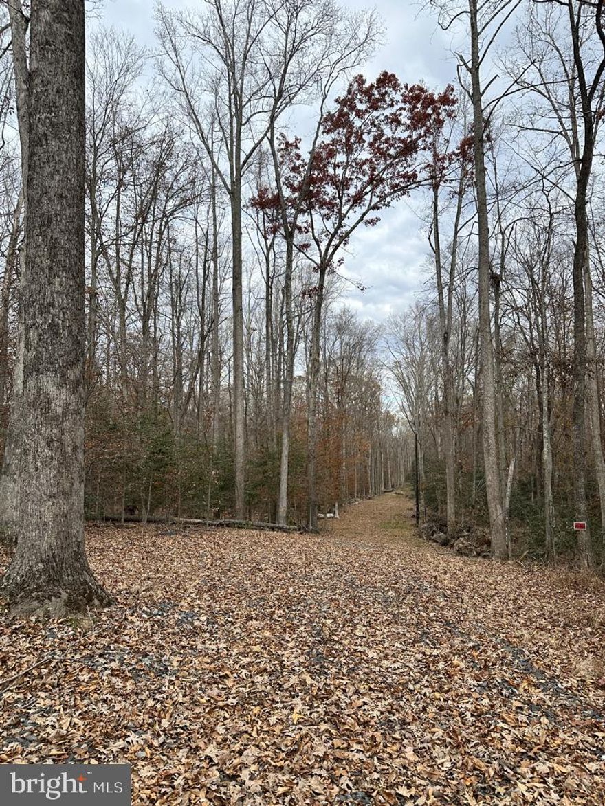 This beautiful Lot is a 5 Acre Rural Retreat with mature hardwood trees!  The driveway and house site have been cleared!  The entrance has been graveled.  950' of silt fence has been installed.  The two culverts will be installed.  This lot is ready to go to build your dream house here with NO HOA.  Within the Spotsylvania County Schools, this area would attend Chancellor Elementary, Ni River Middle and Riverbend HS.  Conveniently located to shopping, commuter lots, restaurants, and entertainment.  If you like water sports, the Hunting Run Reservoir dock is just 5 minutes from here.  For kayakers, there are 3 put ins and take outs on the Rapidan or Rappahannock Rivers just 10 minutes drive from the property.  Surrounding National Battlefields provide plenty of miles of hiking, biking and history!  Of course, with all the surrounding waterways and reservoir, the property is in the River and Reservoir Protection Overlay Districts.   Soil Study done by M&M Consultants in Documents section.  Perks for a 3 Bedroom semi-conventional septic system.  See documents for boundary survey, foundation soil report by Geo Terrain, Dominion Energy Easement agreement and other important information.  House plans are available upon request.