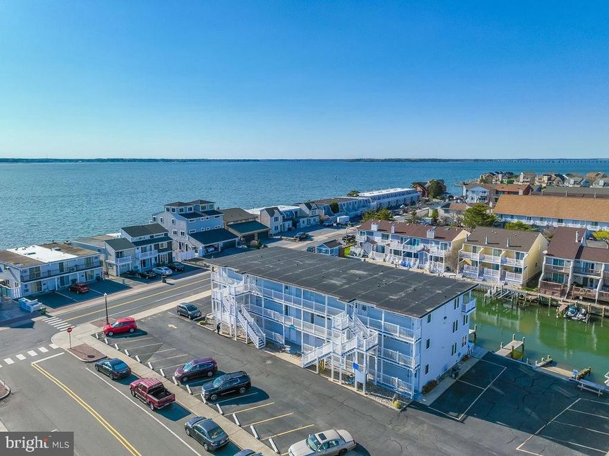 This 1-bedroom, 1-bath condo is smartly designed for functionality, featuring custom-built bunk beds to comfortably sleep the whole family. The open living area is filled with natural light and offers space to relax, cook, and dine—all with tranquil canal views.

Fully furnished and move-in ready, this turn-key gem is perfect as a beach getaway or rental property. Recent exterior improvements include new decking, rails, and steps—with the assessment already paid by the seller.

Located in the desirable Bayshore community with access to a private boat ramp, and just a short walk to the beach, boardwalk, dining, and shopping—this is one of the best values in Ocean City. Don’t miss your chance to own in OC!