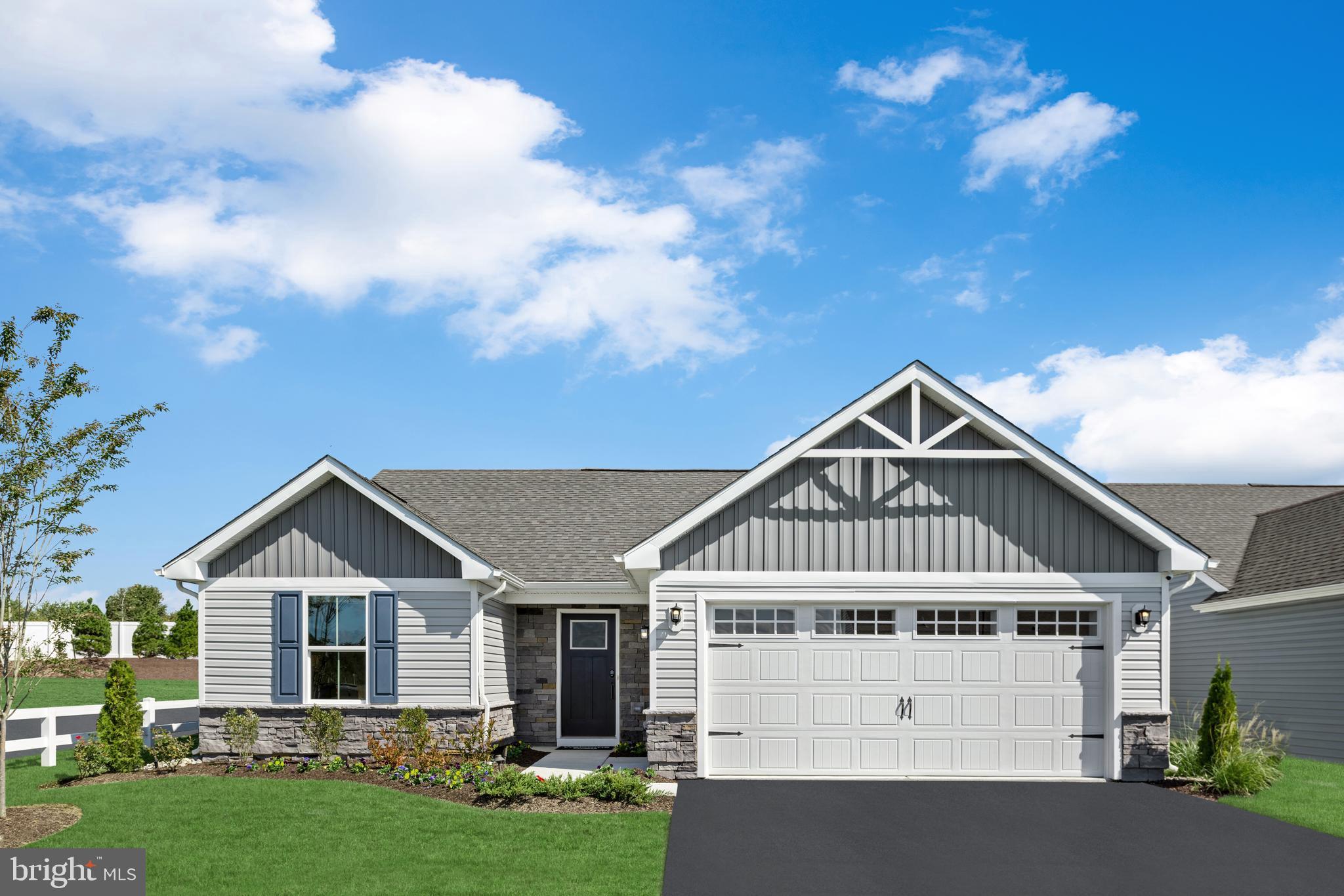 Enjoy the TO BE BUILT GRAND BAHAMA at the Cardinal Pointe Ranch Homes! Do you like to entertain and you enjoy your independence? We all need "me" time. The one level Grand Bahama offers the right amount of space to do both! The kitchen island and dining open to the great room to give you plenty of options for hosting your guests. Gather in the great room for movie night or to watch your favorite sports team. In the morning, make a big breakfast in the open, eat-in kitchen. Feel free to host guests overnight too in your two extra bedrooms and full bath. Enjoy the privacy of your owner's suite that features a huge walk in closet, dual vanity, and a standing shower with a seat. The Grand Bahama is for those who enjoy their independence and their friends and family!
Explore Cardinal Pointe Ranch Homes - Own a new affordable one level home with mountain views, 1 mile to I-81 & 15 minutes to Hagerstown! Closing cost assistance with use of seller's preferred lender. Lot premiums may apply. Other floorplans and homesites are available. Photos are representative. Model is located at 29 Perspective Place, Hedgesville, WV 25427.