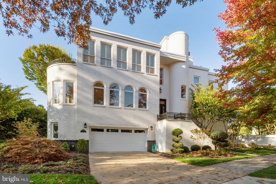 A Stunning Waterfront residence on one of Washington's most sought after streets.  Spectacular rooftop deck allows for unsurpassed views.  At nearly 5,700 square feet this Washington showpiece offers commanding  views of the Potomac River and panoramic sunsets across Virginia twelve months of the year. Located along the majestic bluffs of the Potomac and on one of Washington’s most sought-after streets with unique luxury homes,  this intriguing waterfront residence has been meticulously renovated with exceptional craftsmanship and Mediterranean flair. Designed with integrity and attention to every last detail, this stunning residence features custom paint techniques & fixtures throughout.  High ceilings, Palladium windows, gleaming hardwood floors, Chef's kitchen, sun-filled rooms, balconies,  a spectacular rooftop deck allow for unsurpassed views, and a private enclosed patio with a fountain.   Hop onto Clara Barton Pkwy to downtown DC, Chain bridge to VA or into MD. All of this within easy walking distance to shopping, dining and the Palisades Community Park, Tow Path and Capital Crescent Trail. This home offers an enviable setting and the very best in indoor and outdoor living in the Palisades.   One-of-a-kind home and a once in   a lifetime opportunity.