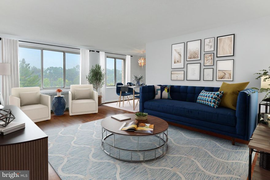 Take another look at this TOP FLOOR 2BR unit, in Cardinal House, which is the definition of TURN-KEY. Everything has been done for this home’s next owner and is MOVE-IN READY! You don't need to spend a dime!!! A top-to-bottom renovation includes a remodeled kitchen and full bath, hardwood flooring (not the ubiquitous parquet flooring the community is known for) and full-unit painting makeover. Homebuyers will love this unit’s OPEN FLOORPLAN, which offers an entry hallway, living room, dining area + updated kitchen- offering a neutral, on-trend color scheme, of white cabinetry, tile backsplash, granite counters and stainless steel appliances. Daily living is made more indulgent with “black out” curtains (sleep as long as you want!), California closet and a ceiling fan. BONUS: An additional storage unit conveys with this unit. Cardinal House is a secure building (24/7), with a package concierge, that is professionally landscaped and maintained. Condo amenities include a gorgeous outdoor swimming pool, separate outdoor grill area, fitness center, and community party room. Condo fee includes ALL UTILITIES- electric, water, gas, & trash service. Plenty of resident parking (multiple parking lots) + guest parking, on site. Ideal commuter location – 5-6 blocks to the Clarendon Metro, take direct ART bus to Washington DC, or drive – Cardinal House is 1-stop light from the GW Parkway and Route 66. Perfect location across the street from a shopping center with Starbucks, The Italian Store,  24-hour CVS, banking & more! The Martha Custis Trail is located across the street, and is perfect for walking, running and/or biking to Washington, DC or head as far west as Leesburg (connecting seamlessly with the W&OD Trail). Mom’s Organic Grocery is just down the road. WORK + COMMUTE + PLAY all in a highly desirable North Arlington location!