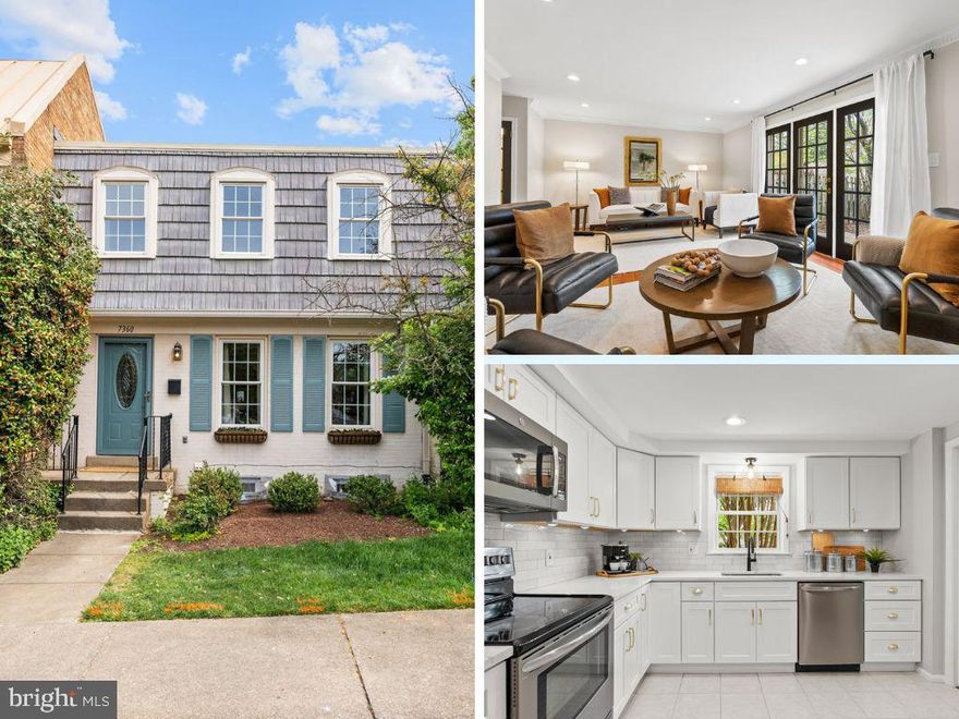 Welcome to this spacious townhome that perfectly blends comfort and convenience! Thoughtfully updated, freshly painted and move-in ready! This home offers three levels of functional living with hardwood floors on all 3 levels  and elegant crown molding on the main  floor. The recently remodeled kitchen features updated white cabinets, quartz countertops, and a beautiful backsplash, while recessed lighting adds a warm, modern touch throughout the home. Enjoy the wood-burning fireplace on cooler days or spread out in the finished lower level with a bonus rec room and den—ideal for working from home, guests, or extra living space. Step outside to your private, fully fenced spacious patio—perfect for relaxing, watching your pets or entertaining your friends and family. Plentiful parking is just outside your door, and the location is unbeatable: easy WALK to McLean Metro, Capital One Center, and The Perch, with quick access to Hwy 267, Tysons, and downtown McLean. All this, plus excellent schools nearby. Won't last - make your showing appointment today!