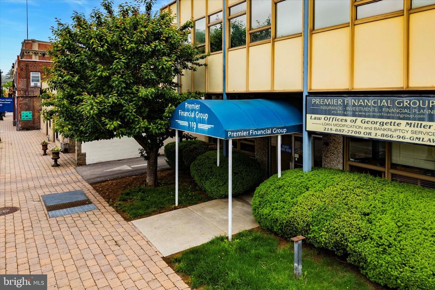 Prime Office Building with Parking in the Heart of Glenside’s Business District. Outstanding opportunity to own a spacious, well-maintained commercial office building in one of Glenside’s most vibrant and visible locations. Ideally positioned in the bustling downtown corridor, this approximately 7732 sqft property includes a private lot with 25 parking spaces—an exceptional asset in this high-traffic area. Just one block from the Glenside SEPTA regional rail station and steps from a major bus stop, the building offers unbeatable commuter accessibility. The first floor and lower level are fully leased, generating immediate rental income across seven office suites. You can reconfigure the spaces to get more or less rental units out of the current layout. The bright, second-floor space is perfect for an owner-user or to attract new tenants. Key features include: Updated HVAC systems, Excellent natural light throughout, Prominent signage visibility along Easton Road, surrounded by popular restaurants, shops, and a thriving residential community. Walkable, convenient, and primed for long-term appreciation, this property is a smart investment for professionals, business owners, or investors seeking a strong presence in Montgomery County’s sought-after Glenside market. Don’t miss this rare chance to secure a standout location in Glenside’s business hub.