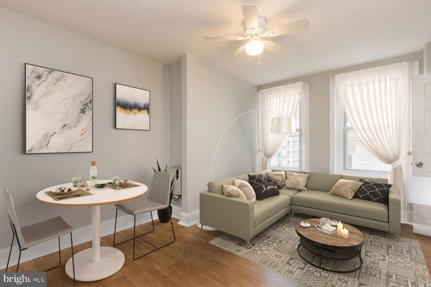 Available Early August:

Welcome to 3503 Indian Queen Ln #3! This sunny and unique 2 bedroom, 1 bathroom apartment is situated on a quiet side street in the East Falls neighborhood of Philadelphia. The living area offers hardwood floors, lots of bright natural light, and a ceiling fan for added comfort. There is plenty of storage and counter space in the lovely kitchen with stainless steel appliances including dishwasher, oven-stove, microwave, and fridge. Head into the bathroom to view the adorable bathroom showcasing a shower-tub combo and a white vanity with additional storage underneath. The first bedroom offers more natural light and the second bedroom is a lofted space, with A-frame architecture and stunning exposed brick. There are high-efficiency A/C systems to keep you comfortable all year and shared laundry available within the building. Schedule your showing today!

Lease Terms:

Generally, 1st month, 12th month, and 1 month security deposit due at, or prior to, lease signing. Other terms may be required by Landlord. $55 application fee per applicant. Pets are conditional on owner's approval and may require an additional fee, if accepted. (Generally, $500/dog and $250/cat). Tenants responsible for: electricity, gas, cable/internet, and a $45/month flat water fee. Landlord Requirements: Applicants to make 3x the monthly rent in verifiable net income, credit history to be considered (i.e. no active collections), no evictions within the past 4 years, and must have a verifiable rental history with on-time rental payments. Exceptions to this criteria may exist under the law and will be considered.