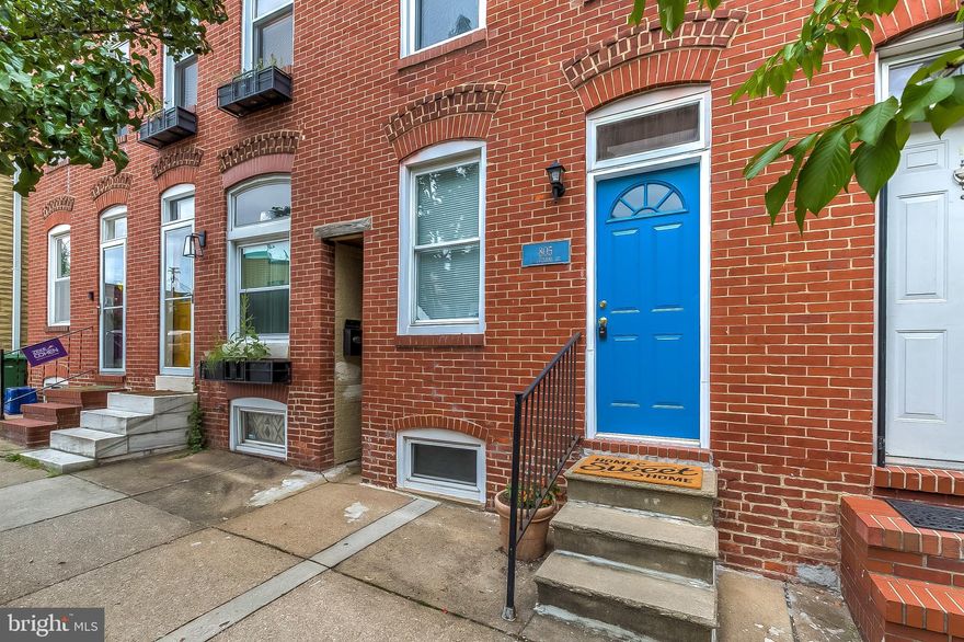 A+ Location!  This well maintained home is a stone's throw away from all that Canton has to offer.   The beautiful brick front welcomes you into a nice open floor plan.  Enjoy hardwood floors, tons of exposed brick, a great kitchen with corian countertops, SS appliances, and ample cabinetry.   Full sized laundry on the first floor with a powder room.   Upstairs features 2 large bedrooms with new carpet & a very nice full bathroom.  Plenty of outdoor space with a paver patio!  The unfinished basement with plenty of storage.   New HVAC installed in 2020! This is a well cared for home & a great value! Property taxes are paid through July 2021.