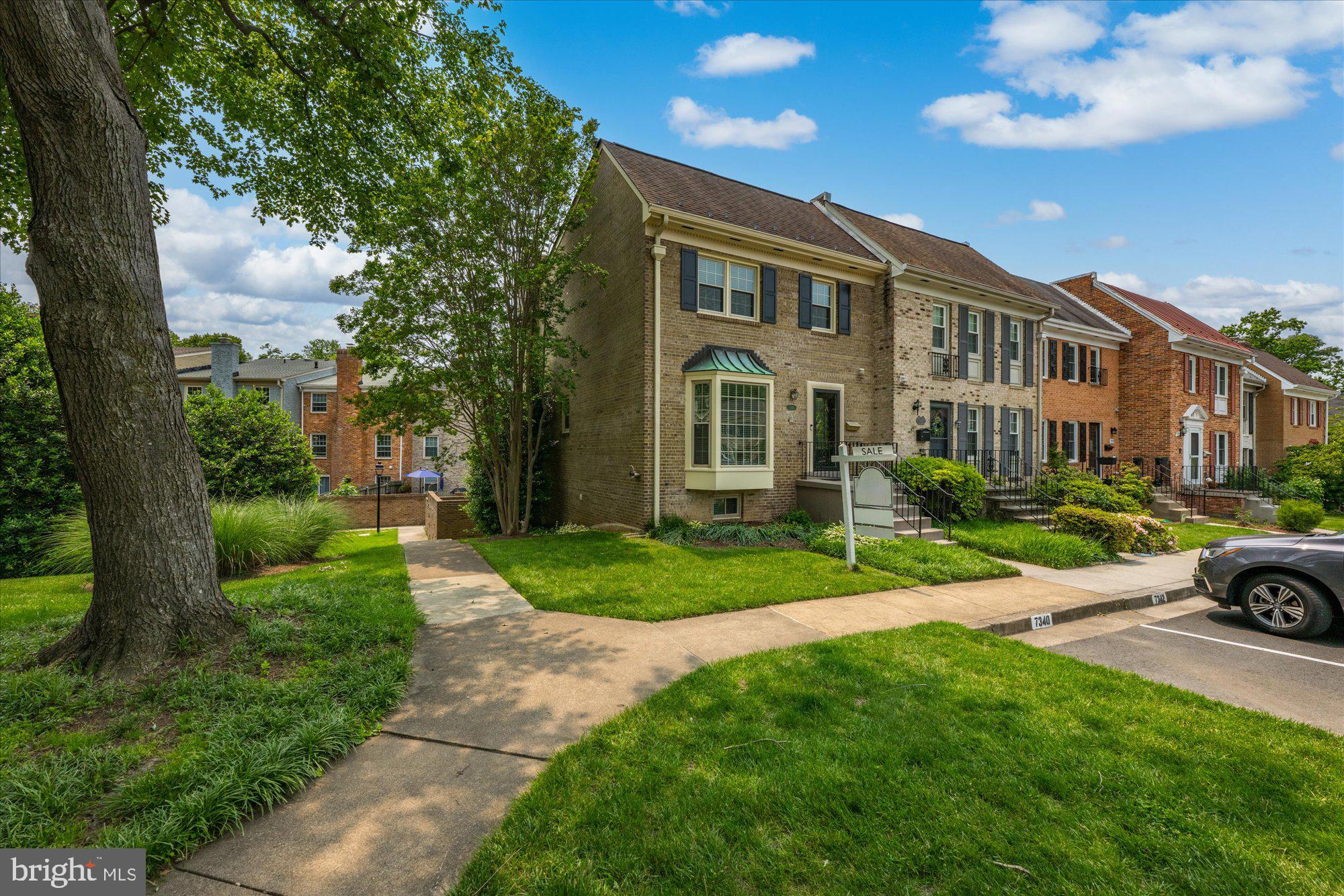 This beautifully updated colonial townhome nestled in the coveted Hallcrest Heights community of McLean, seamlessly blends classic character with modern sophistication, offering an ideal retreat for those seeking comfort, style, and convenience. Step inside to discover an inviting open floor plan accentuated by gleaming wood floors, a cozy living room with a fireplace and abundant natural light. The heart of this home is its thoughtfully updated kitchen, complete with upgraded countertops, stainless steel appliances, and a dining room with a large bay window that is ideal for casual dining. The contemporary design extends to the powder room that has been tastefully updated. A rare highlight of this property is the walk‑out lower level that opens onto a private backyard surrounded by a brick wall with a gate to the green space. Whether you envision alfresco dining, a peaceful garden retreat, or a safe play area for children and pets, this outdoor space is ready to accommodate your lifestyle. The upper level features an owner's suite and two additional spacious bedrooms and two full baths. An additional guest suite with full bath is in the lower level. Seller has made many improvements including: refinishing hardwoods on main and upper levels; renovated main level powder room; new front door; crown moulding and decorative LED lighting on main and lower levels; updated kitchen with granite, opened the wall to the dining room, additional cabinetry added including island bar and built-in wine rack and new stainless steel appliances; new flooring in lower level and additional custom closets added to lower level bedroom. Hallcrest Heights is a neighborhood of 150+ townhomes located just a short stroll from the Silver Line Metro, this community offers effortless access to the best of McLean and Washington, D.C. Enjoy a lifestyle where commuting is a breeze, yet you’re still tucked away in a peaceful, community‑oriented neighborhood. Experience the perfect combination of timeless design and contemporary updates at 7349 Eldorado Court – your gateway to luxury living in McLean.