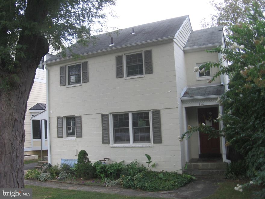 Very nice Falls Church City home with 2 car driveway: Natural wood trim on the windows adds a touch of class to this freshly painted, lovely home with hardwood flooring on 2 levels. Newer kitchen with Corian  counters, warm wood 42" cabinets, dishwasher is new, refrigerator was replaced last year. Gas stove.  Living room features French doors w/o to humongous deck overlooking landscaped private yard. Upstairs bathroom professionally updated. LL has rec room, den, laundry room with storage, full bath.  2 car  driveway is close to kitchen entrance.  Back yard has a shed and an extra storage unit for tools,  etc. Landlor will pay for gutter cleaning.  Home is walking distance to Thomas Jefferson Elementary,  The neighborhood is a   great  walking/jogging  area, accessible to 3 Metro stops close to grocery stores, restaurants, and major commuting routes. Pets not accepted. If you are allergic to cats or dogs,  this home is for you!