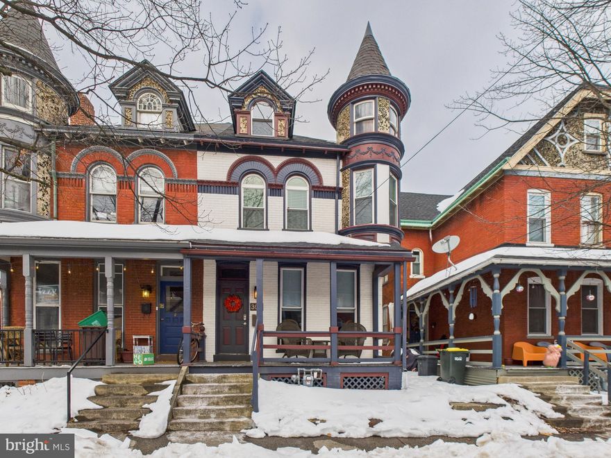 Welcome to 305 W. Lemon Street, a beautifully updated city home in the heart of Lancaster that blends classic charm with modern comfort.  This 3 bedroom, 2.5 bathroom residence offers hardwood floors throughout most of the first and second levels, filling the home with warmth and character, while the fully carpeted third floor provides a cozy and flexible space for a bedroom, office , or retreat.

The main level features a striking exposed brick accent wall and bright, sun-filled windows, creating an inviting atmosphere. The fully updated kitchen is a true highlight, complete with stainless steel appliances, a large island and granite countertops - perfect for cooking, gathering, and entertaining.

Upstairs, the primary suite feels like a private sanctuary with a charming nook, and spa inspired bathroom featuring double sinks,  a tub/shower combination, and a sauna for ultimate relaxation.

Located just steps from downtown Lancaster, this home offers easy walkability to local shops, restaurants, and popular venues.  If you are looking for stylish city living with comfort and convenience, 305 W. Lemon Street is a must-see.