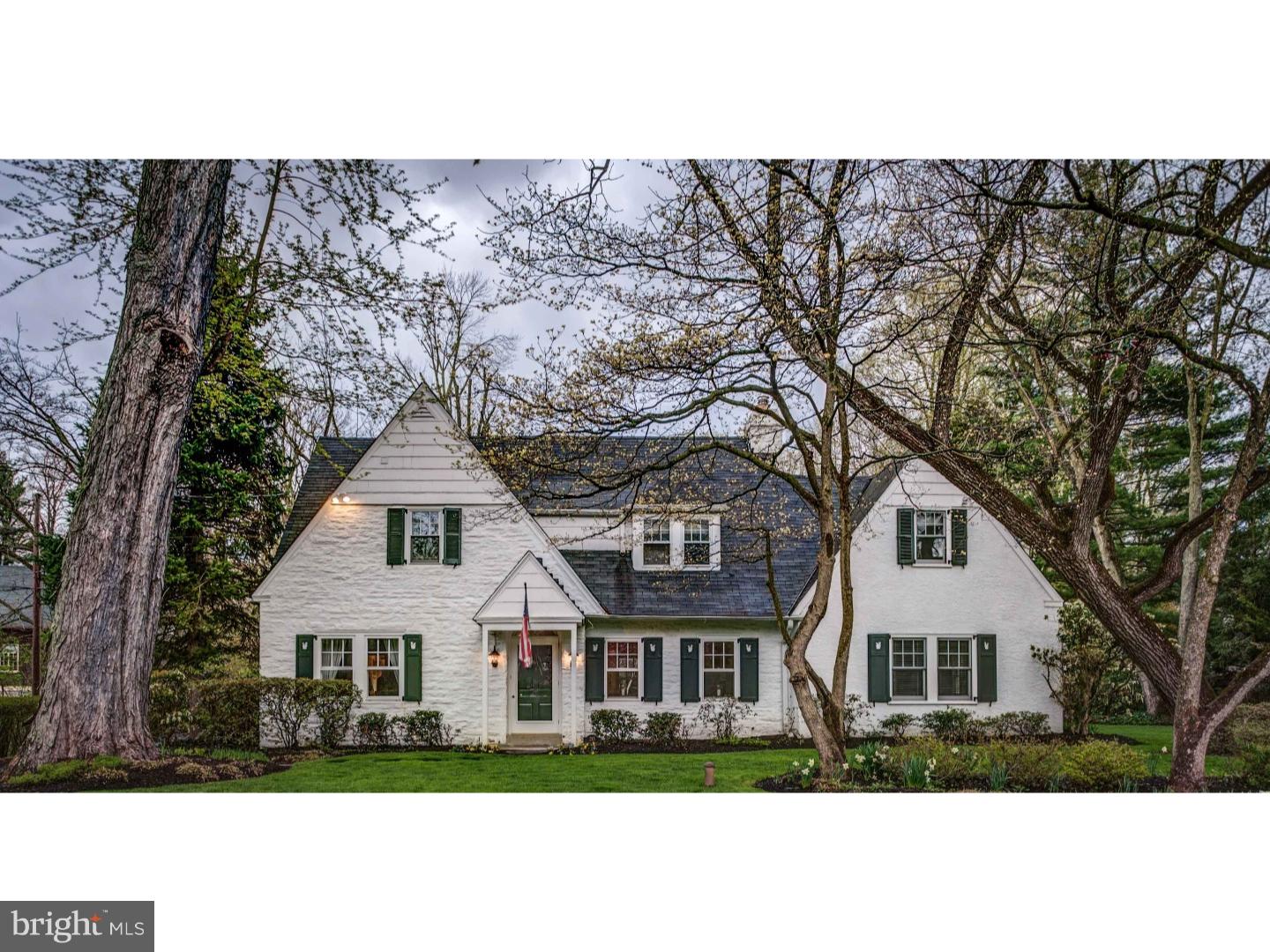 Charming, sunny and bright, painted stone and clapboard, center hall colonial on a beautiful street in award winning Radnor Township. Well maintained with enormous curb appeal, traditional features and renovated interiors. Formal dining and living rooms, spacious family room and newer gourmet eat in kitchen with large breakfast area, access to outside patio and large mudroom area with 2 walk in pantry/storage closets, additional coat closet, back staircase, separate laundry room and two car attached garage. Large master bedroom suite addition with four additional bedrooms and three baths. Mature landscaping surrounds the house and flagstone patio which is a terrific spot for entertaining or relaxation. Located in the heart of the Main Line! Walk to the train, Villanova University, restaurants and shops, with easy access to 476, 76 and Philadelphia! Don't miss this wonderful home on a fabulous street!