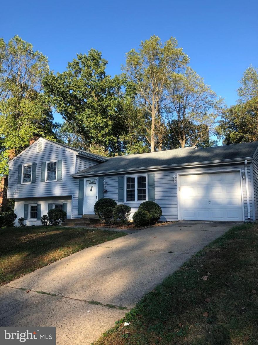 A classic single family house located in the heart of Fairfax County. Back to trees. Huge and beautiful backyard.  Deck with stairs and storage shred. Newer HVAC. 3 bedrooms 2 baths, 3 split levels with walkout basement